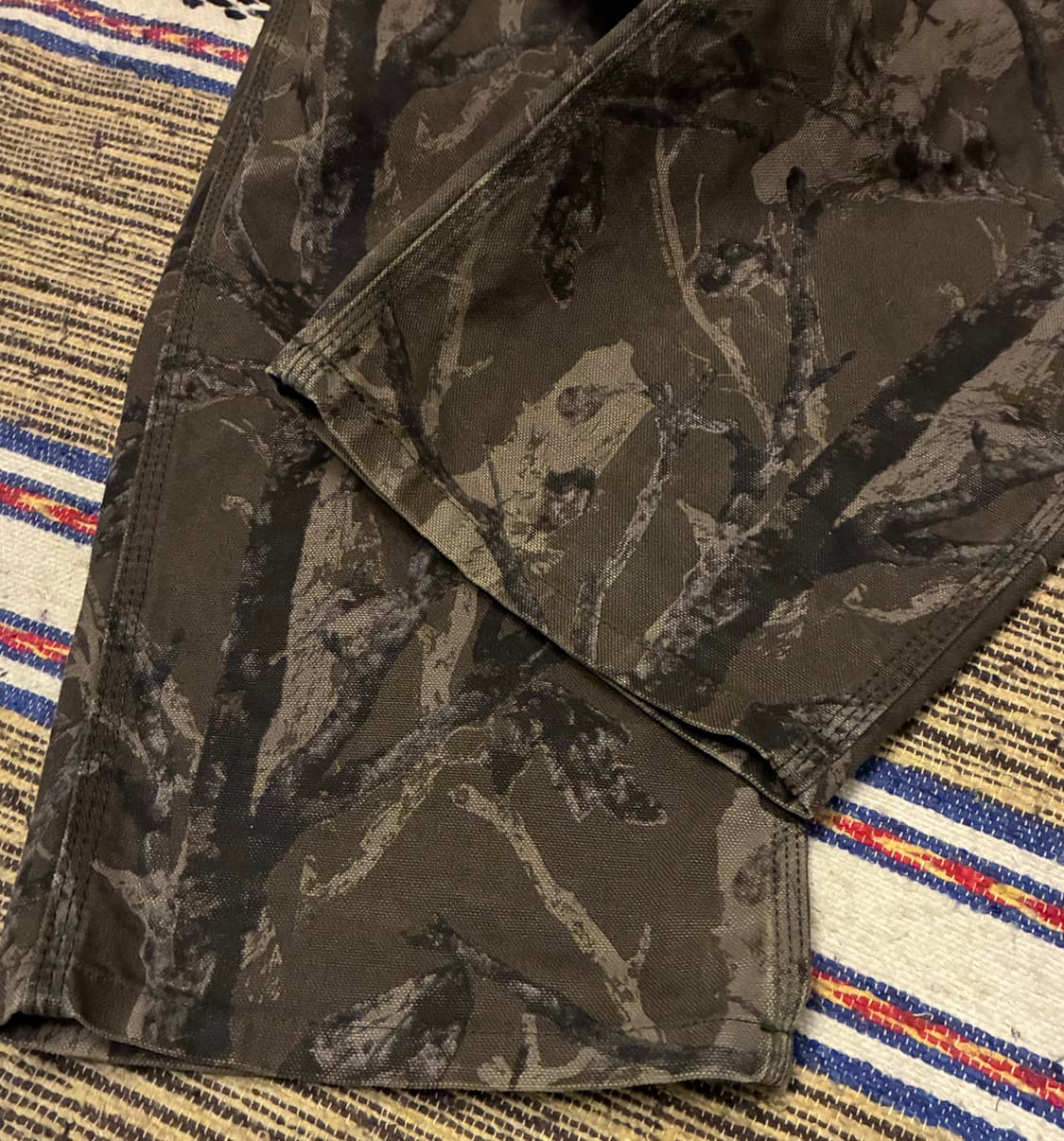 (34~36)칼하트 wip 리얼트리 카모 싱글니 워크팬츠 카펜터팬츠 상품이미지4