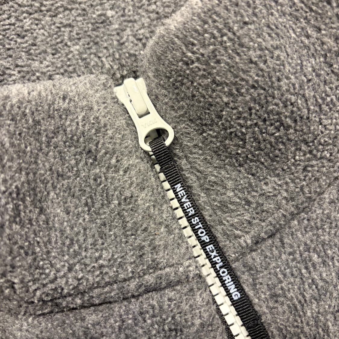 [M] 노스페이스 화이트라벨 하프집업 플리스 회색 B364 상품이미지5