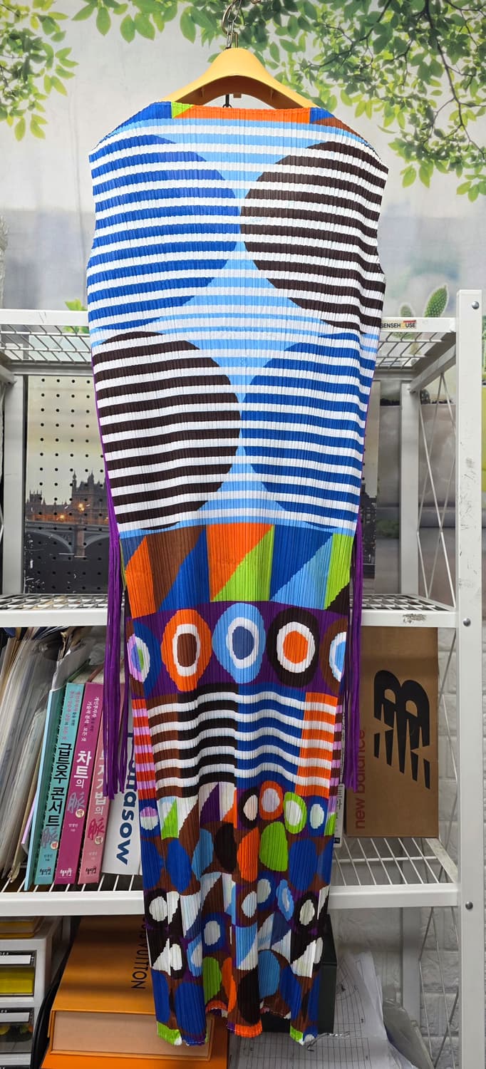 플리츠플리즈 이세이미야케 롱원피스 롱드레스 55~66 나시원피스 WM52 상품이미지2