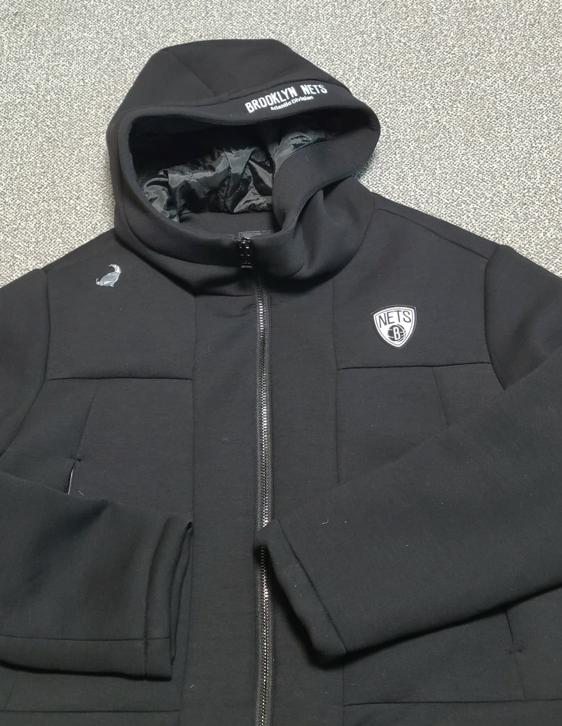 NBA 브루클린 네츠 후드 롱 코트 L 상품이미지2