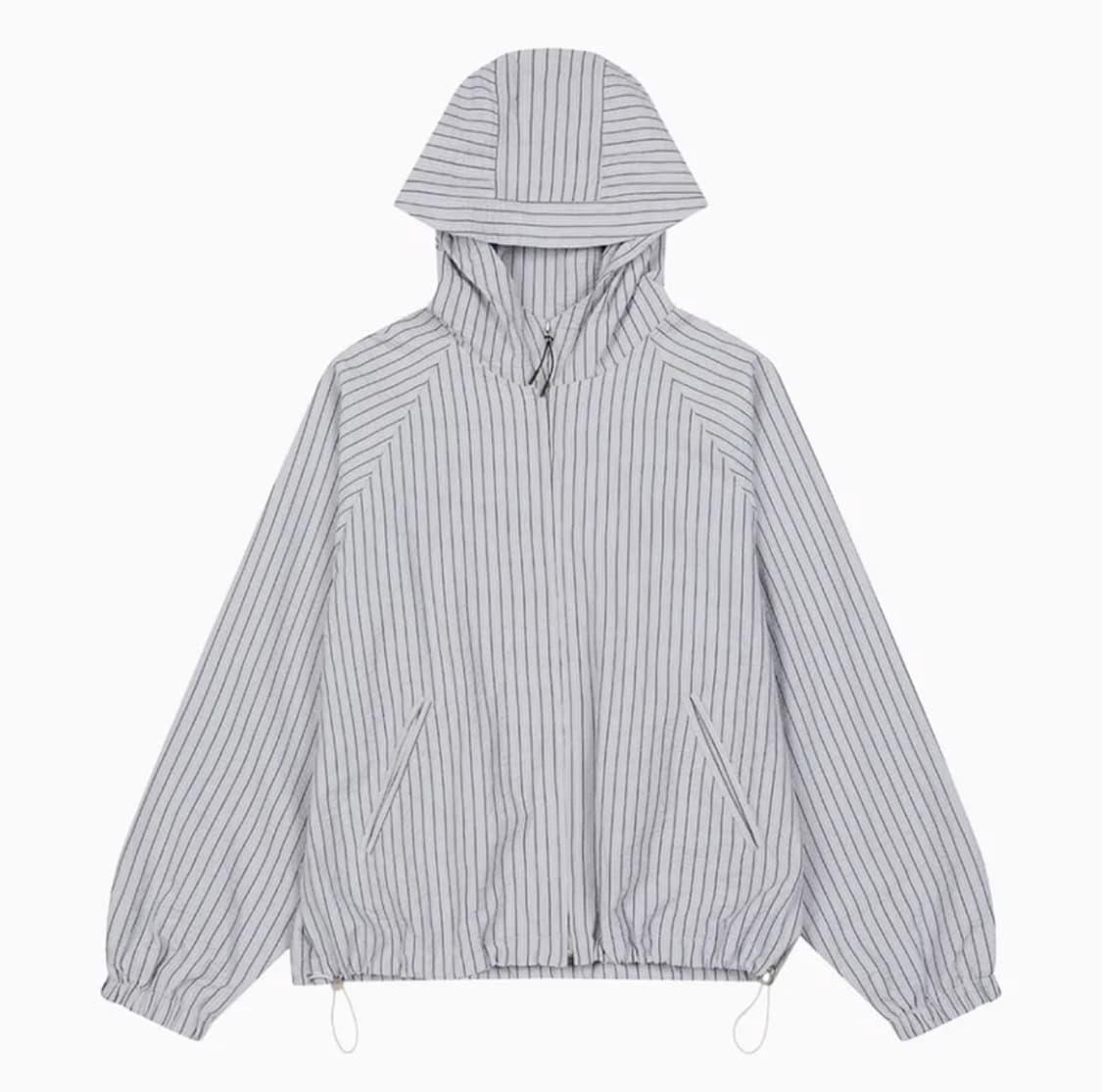 오헤시오 스트라이프 윈드브레이커 점퍼 상품이미지2