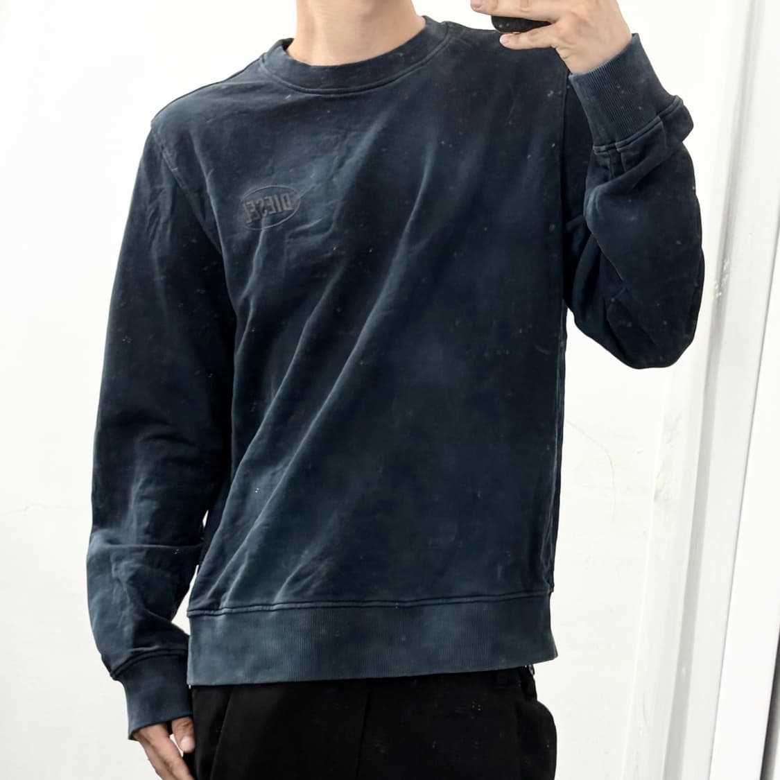 디젤 신형 타이다이 워시드 맨투맨 상품이미지2
