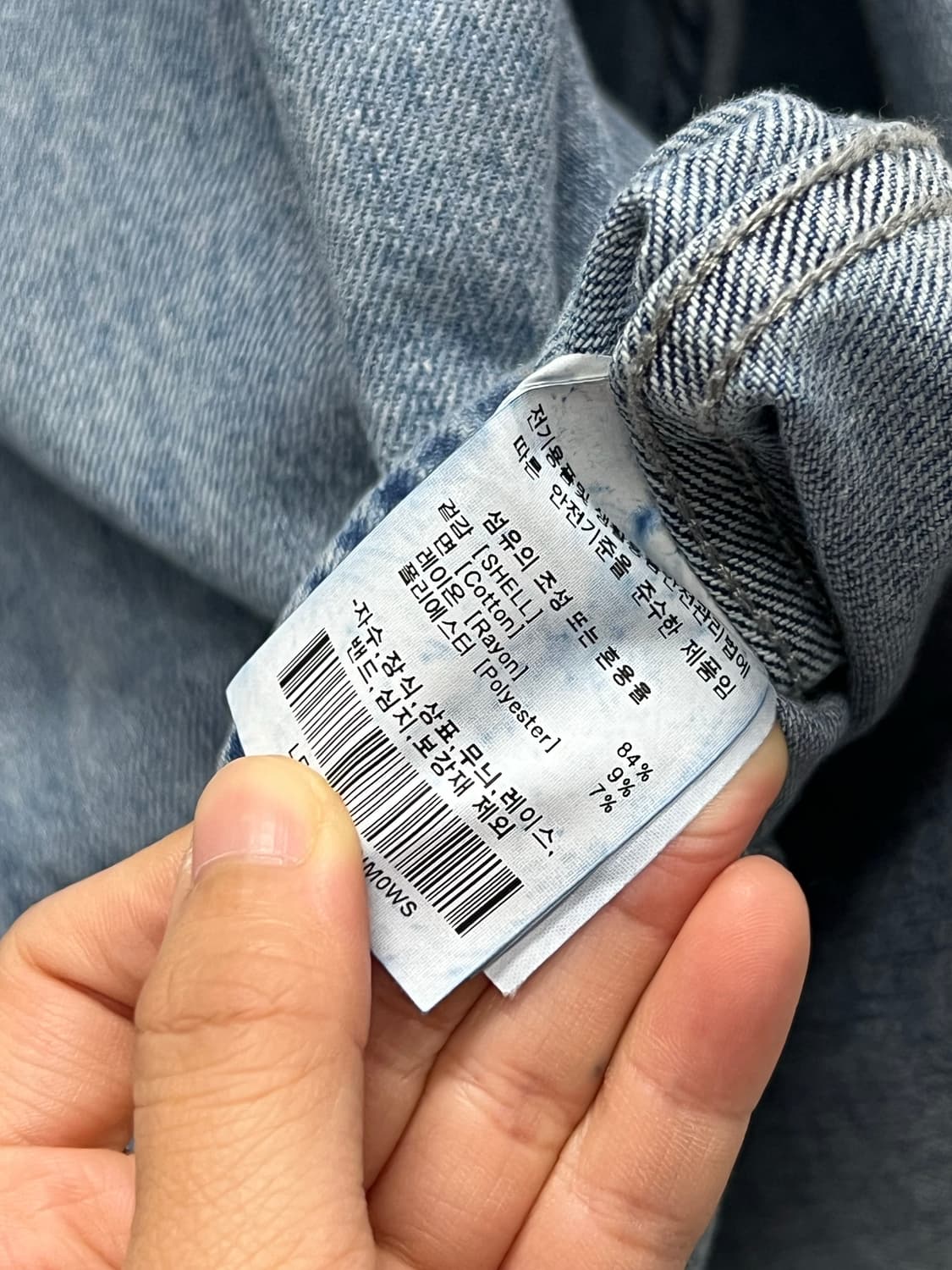 LEE 스탠다드핏 워시드 데님 셔츠 상품이미지5