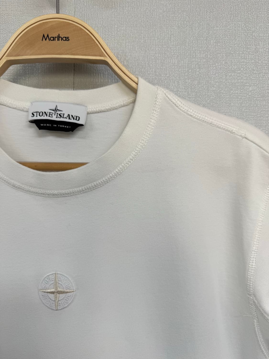 스톤아일랜드 자수로고 반팔 티셔츠 상품이미지2