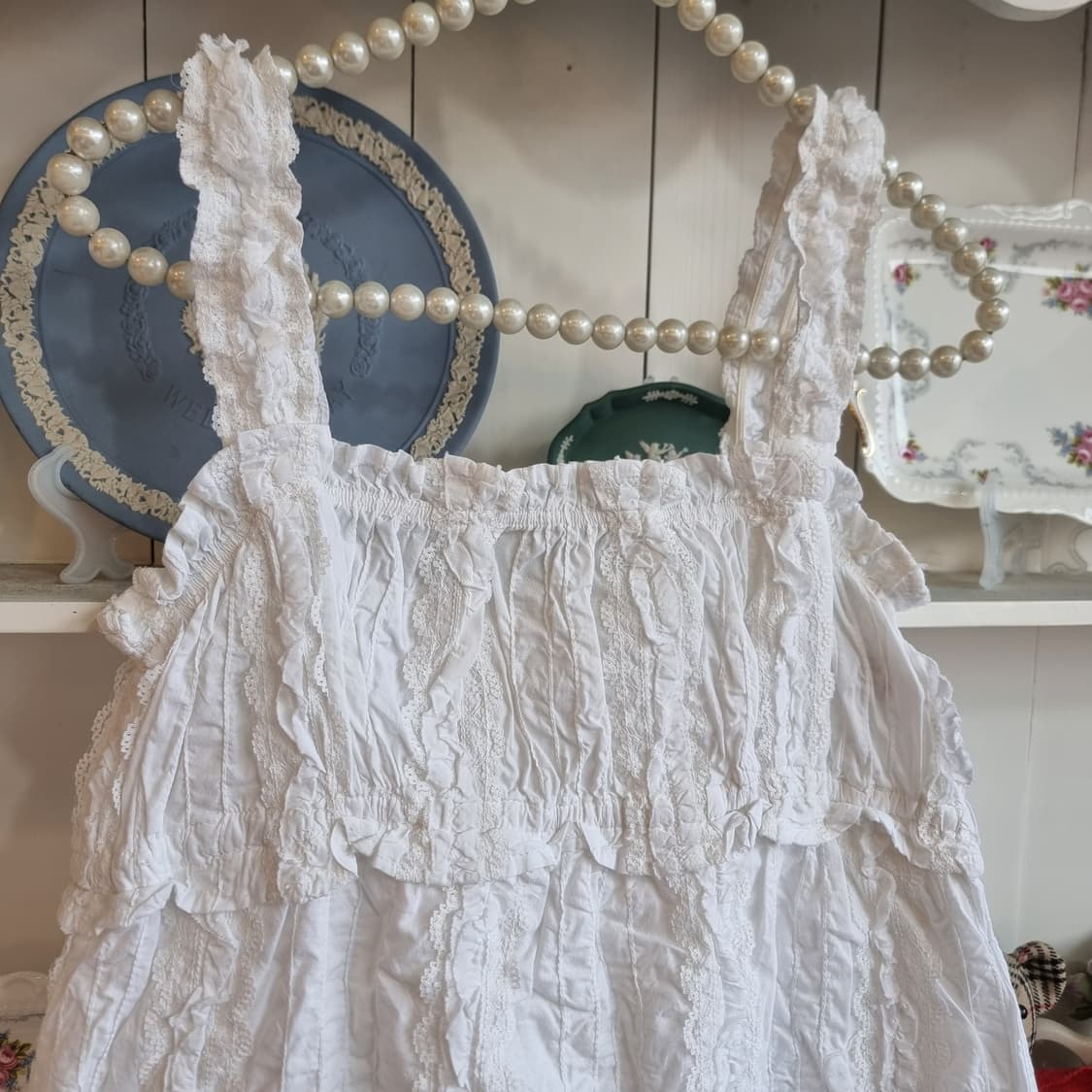 리즈리사 LIZ LISA 화이트 프릴 레이스 캐미솔 상품이미지7