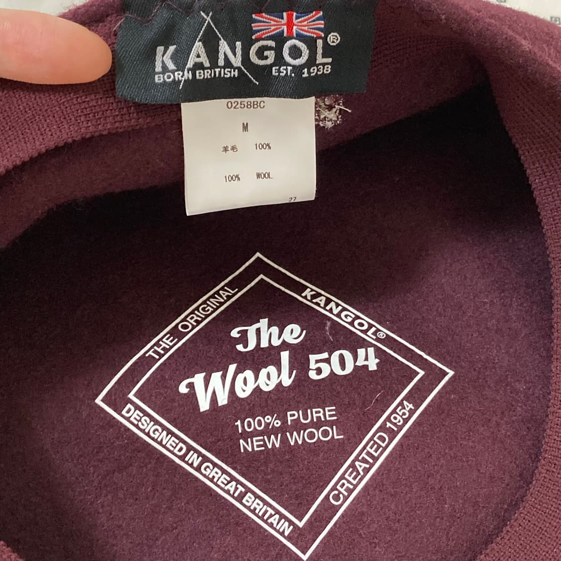 캉골 Wool 베레모 (0258BC) 상품이미지3
