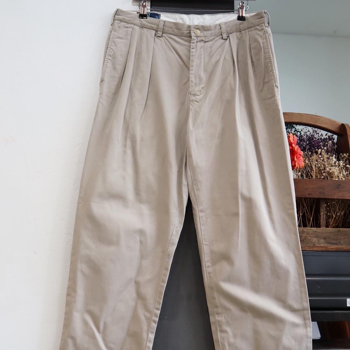 폴로 베이지 치노팬츠  허벅지 53 밑단 74 허리48 상품이미지2