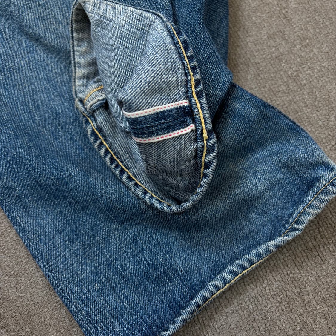 00s levis LVC 47501 빅E 셀비지 빈티지 데님 28 상품이미지7