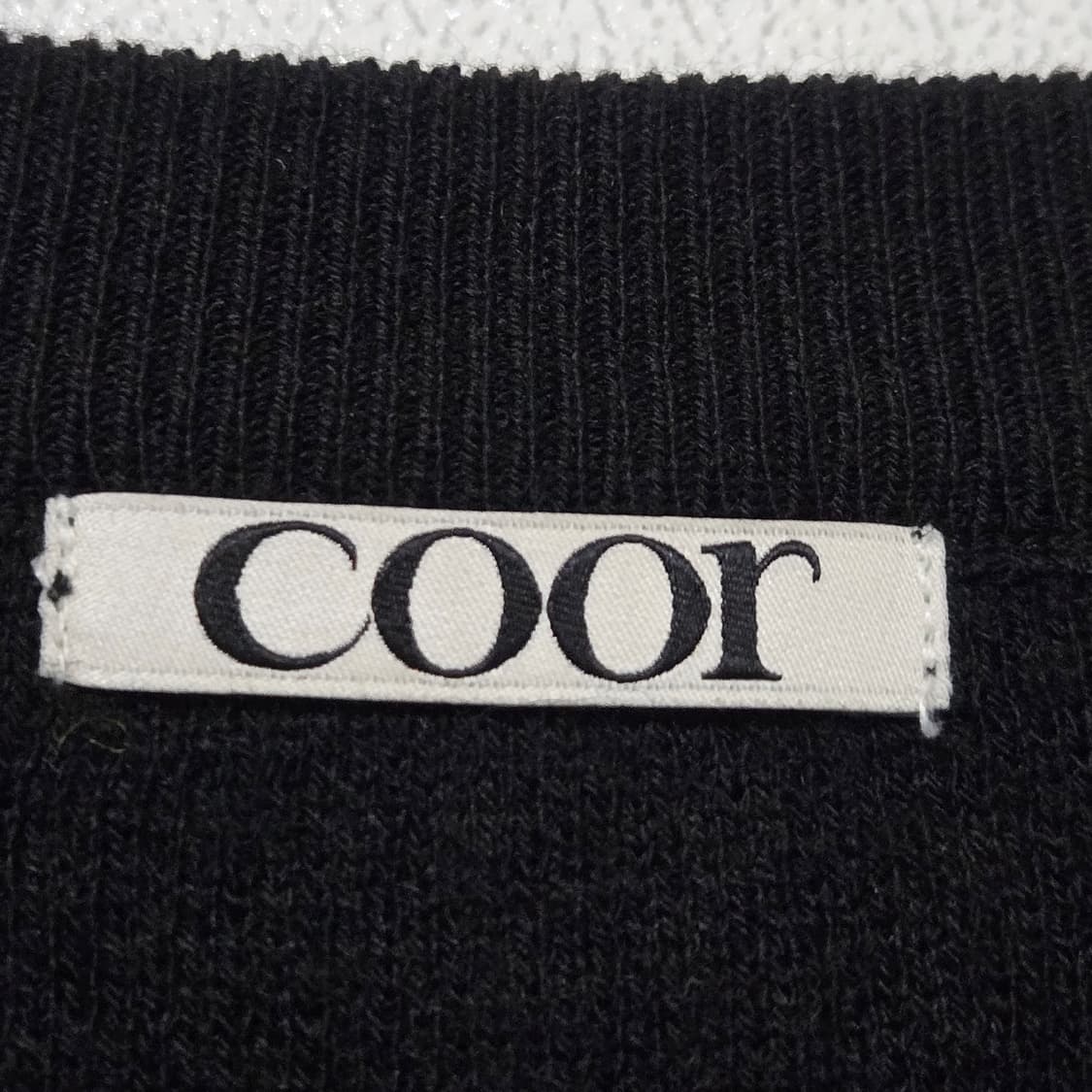 쿠어 캐시미어 혼방 블랙 니트 / 남성 니트 / 여성 니트  상품이미지4