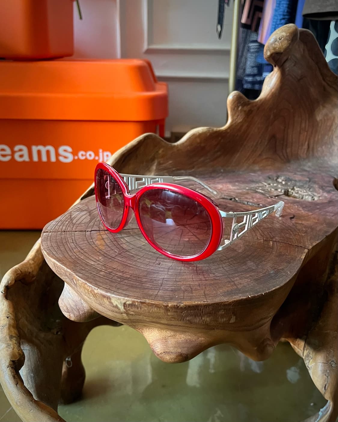 90-00s VERSACE Swarovski Trim Sunglass 상품이미지4