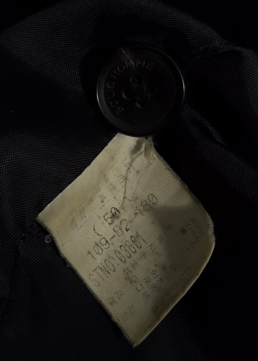 솔리드옴므 SOLID HOMME 아우터 블랙 자켓 50사이즈 상품이미지7