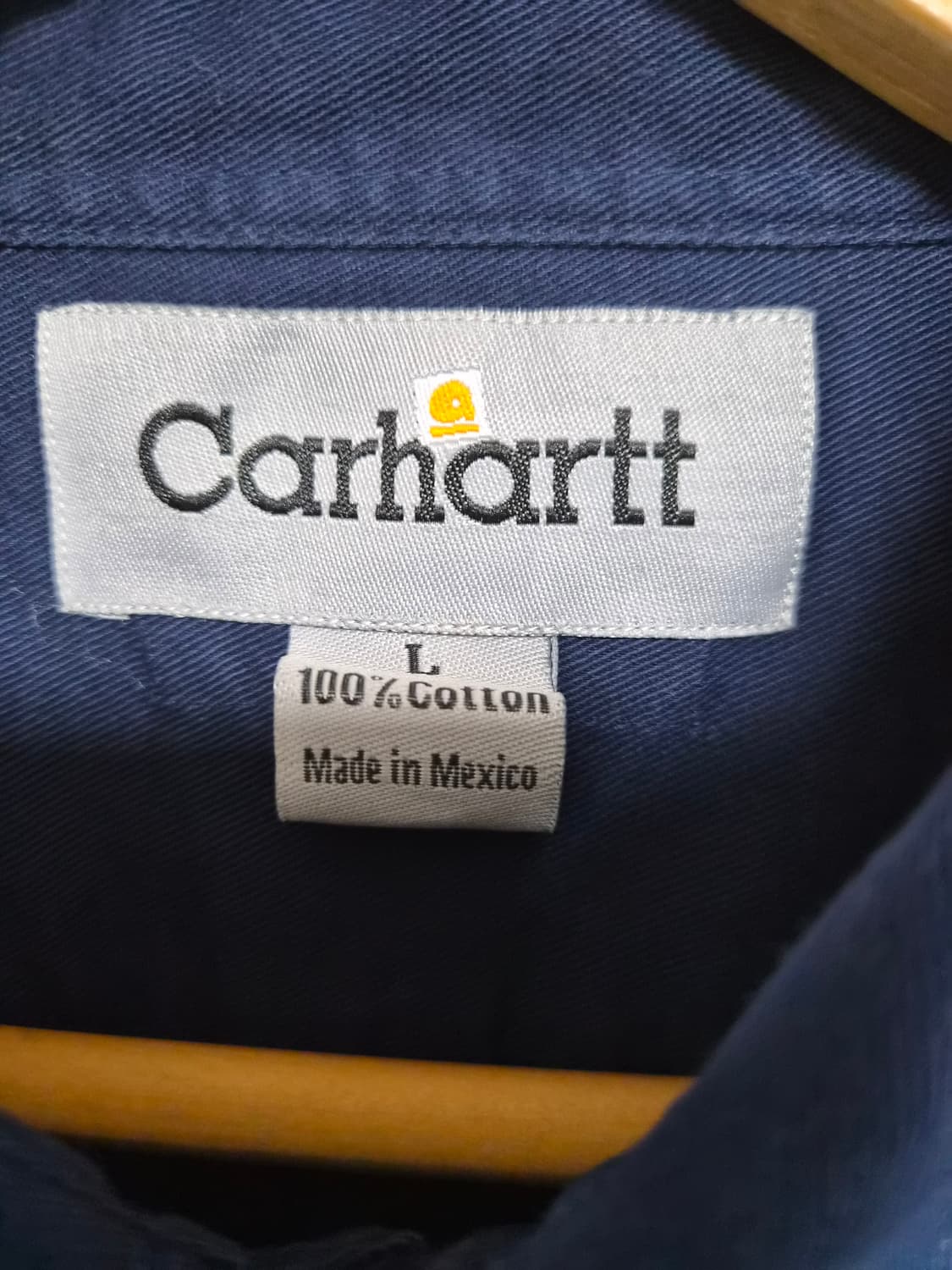 칼하트Carhartt 네이비 코튼 셔츠 L - S247 상품이미지4