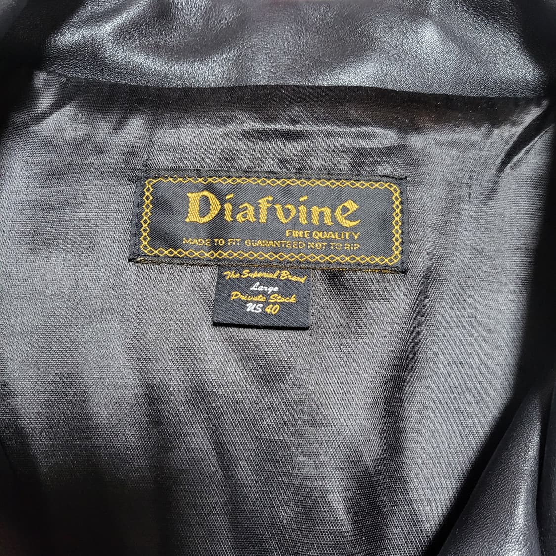 (L) DIAFVINE 디아프바인 스티어하이드 죠니 조니 라이더자켓 상품이미지10