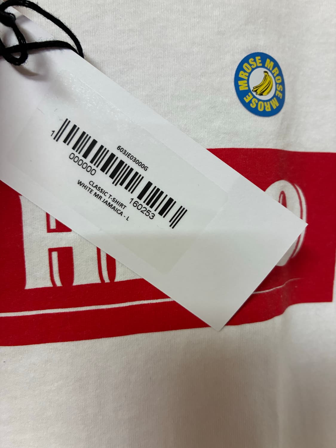 [L]마틴로즈 MR 자메이카 클래식 티셔츠 화이트 상품이미지6