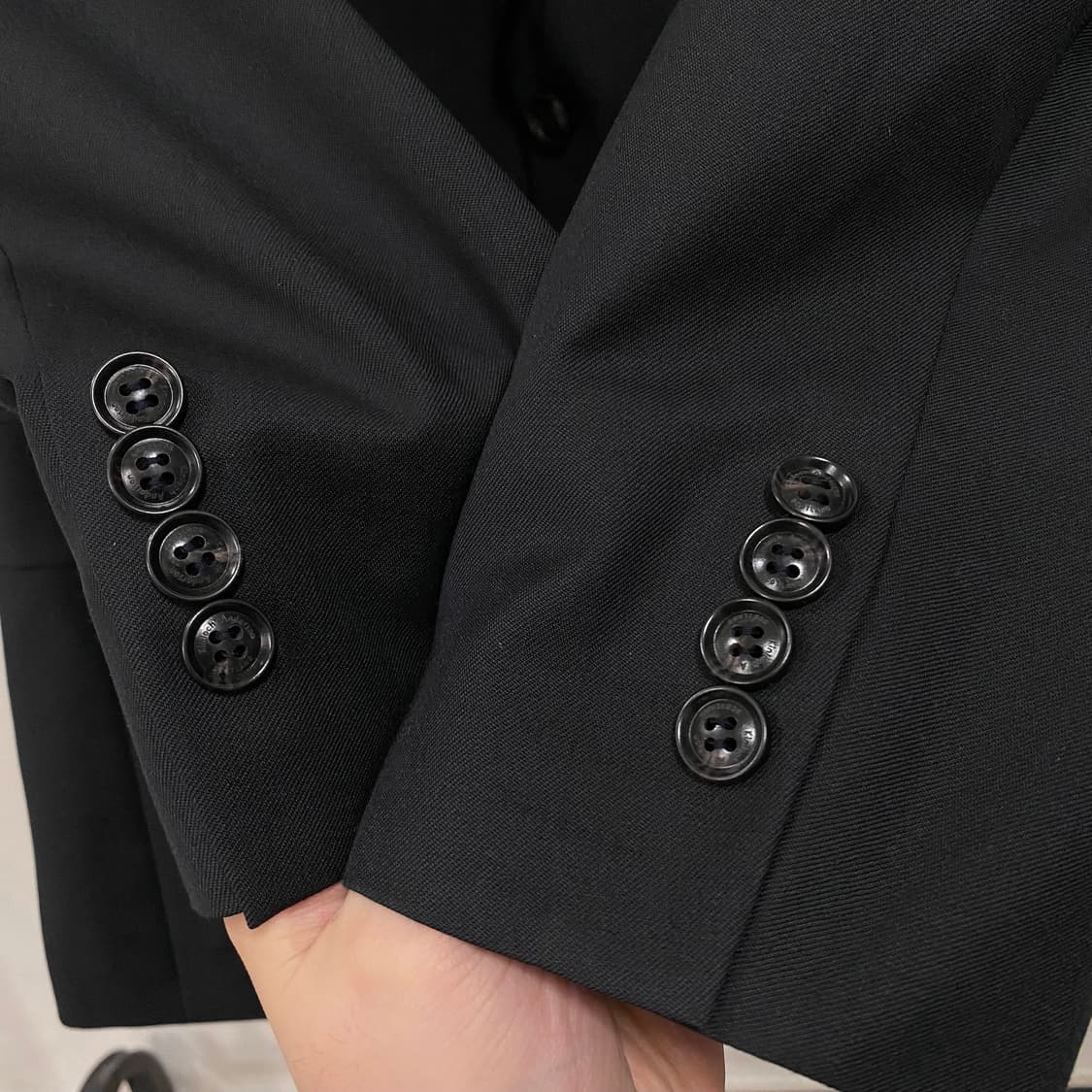 킨록 앤더슨 구아벨로 퓨어 울 블레이저 블랙 상품이미지6