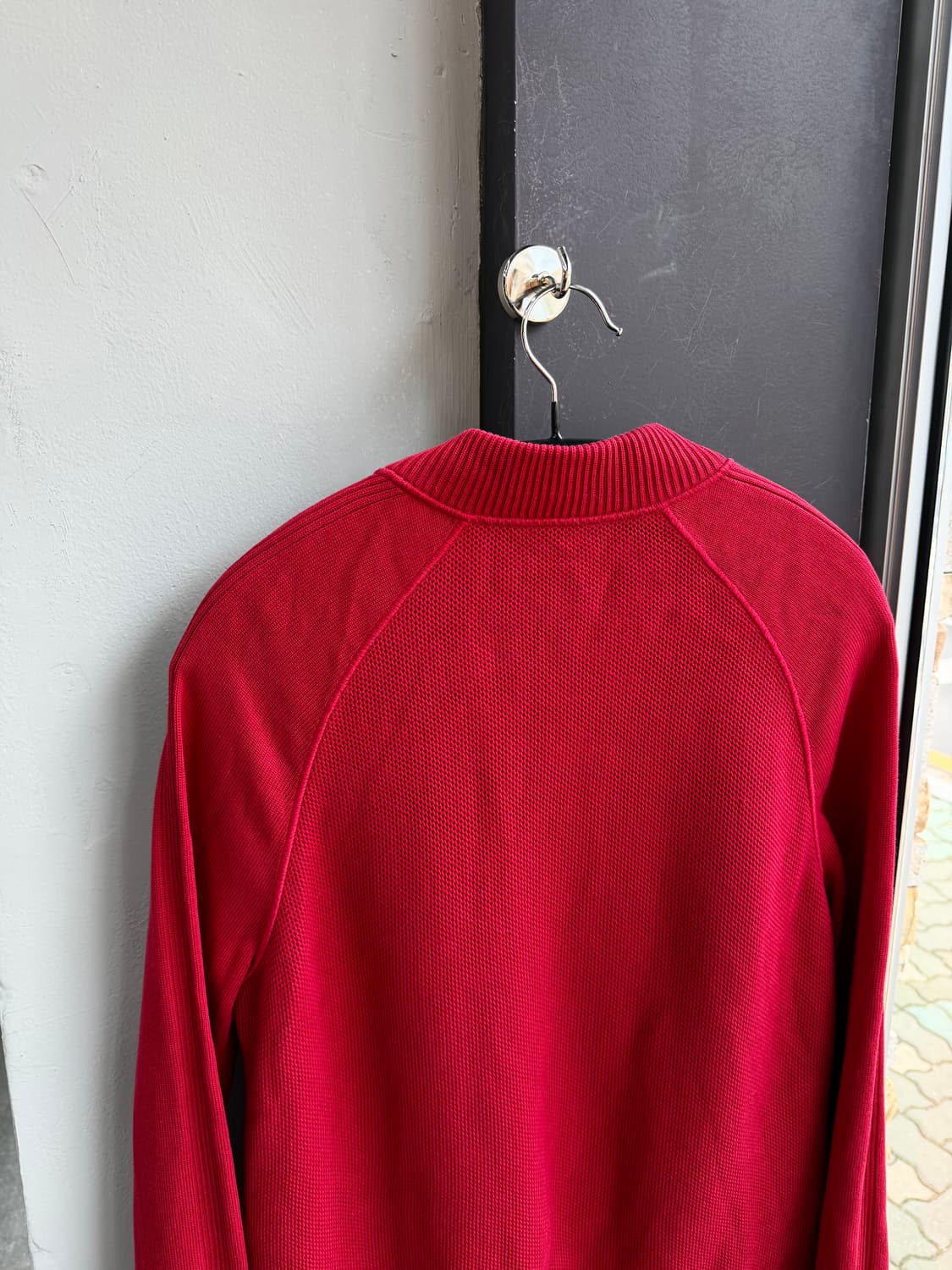 42/ 로로피아나 견 블랜딩 와플 니트 집업 상품이미지7