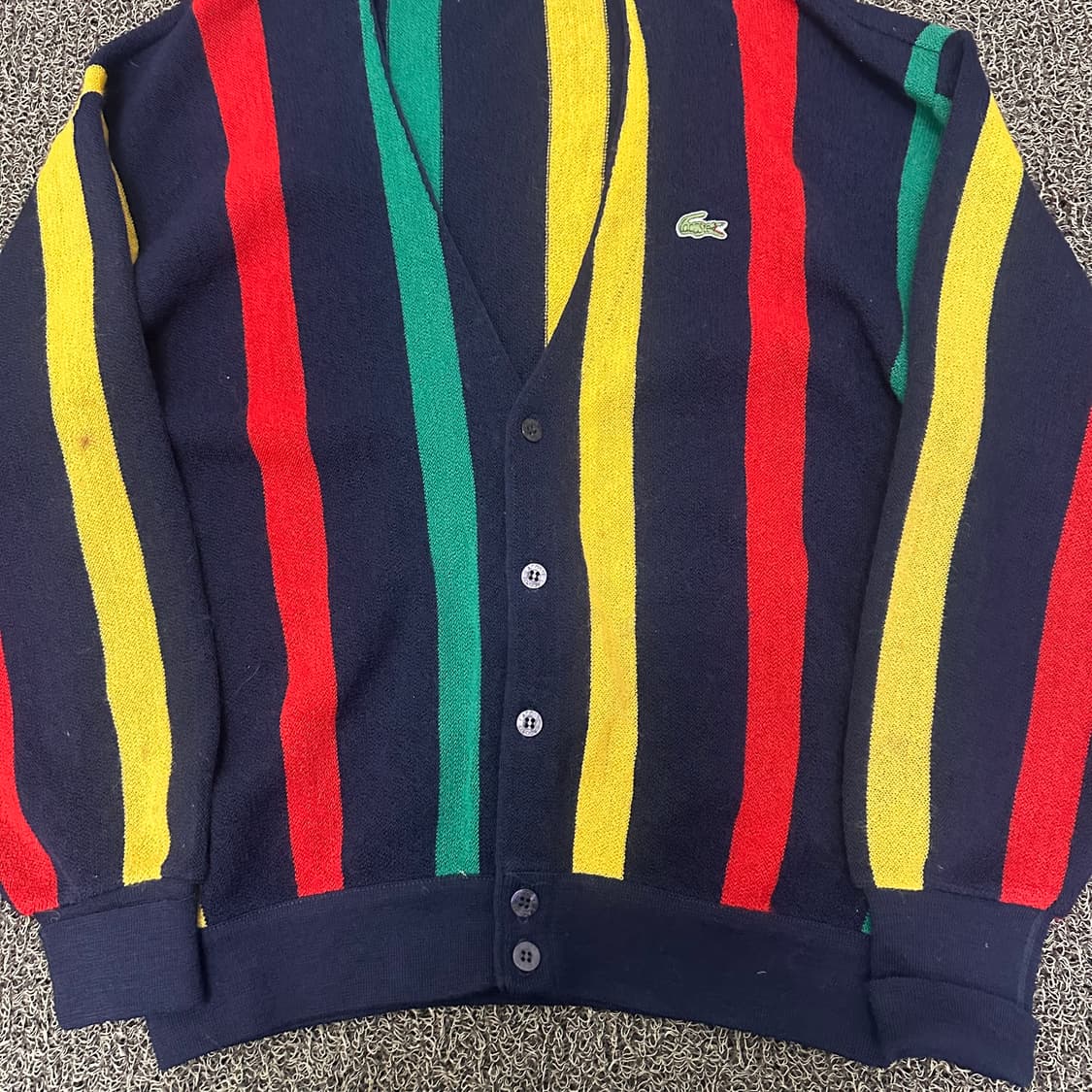 라코스테 스트라이프 울 가디건 100(L) 상품이미지4