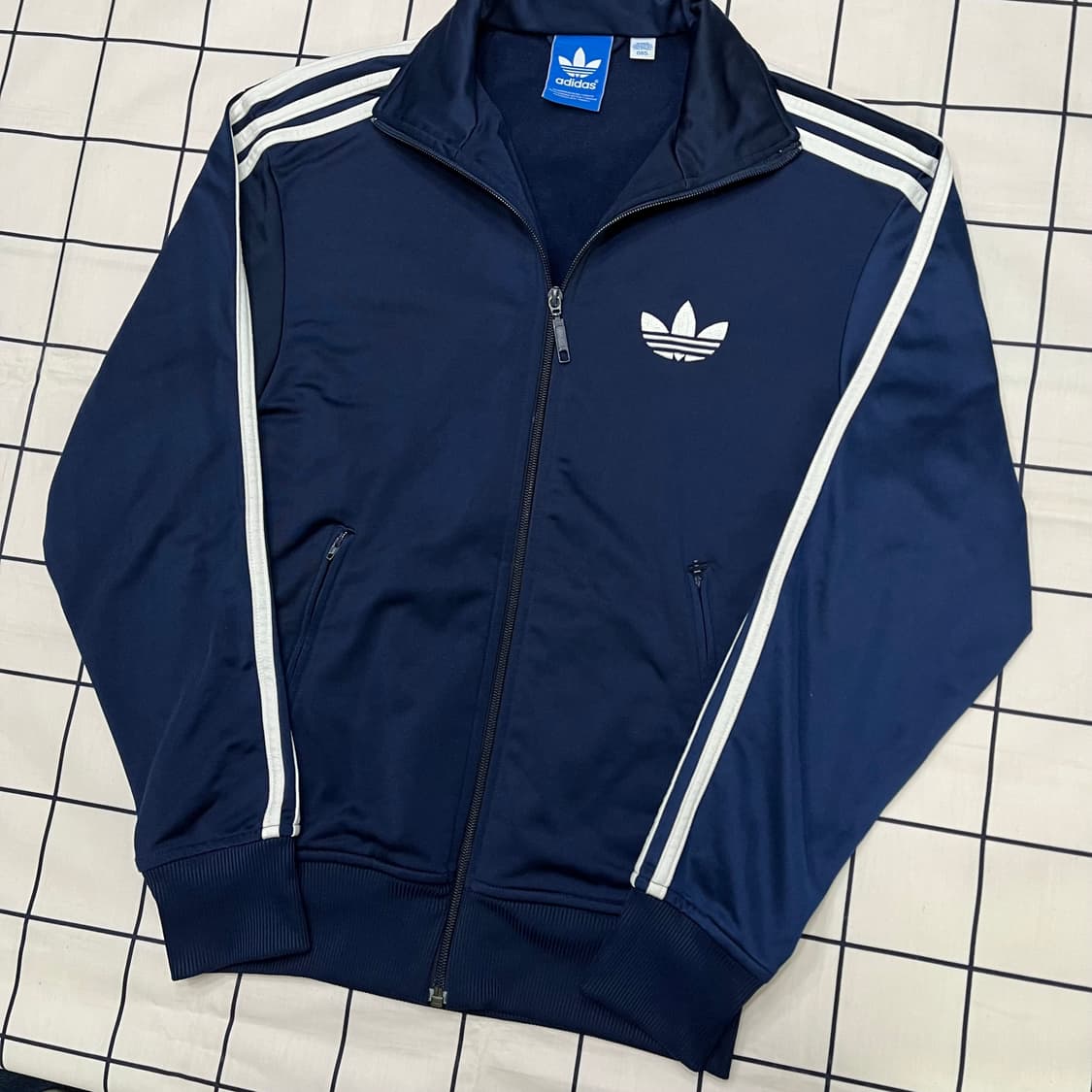 여성 아디다스 네이비 파이어버드 트랙탑 상품이미지1