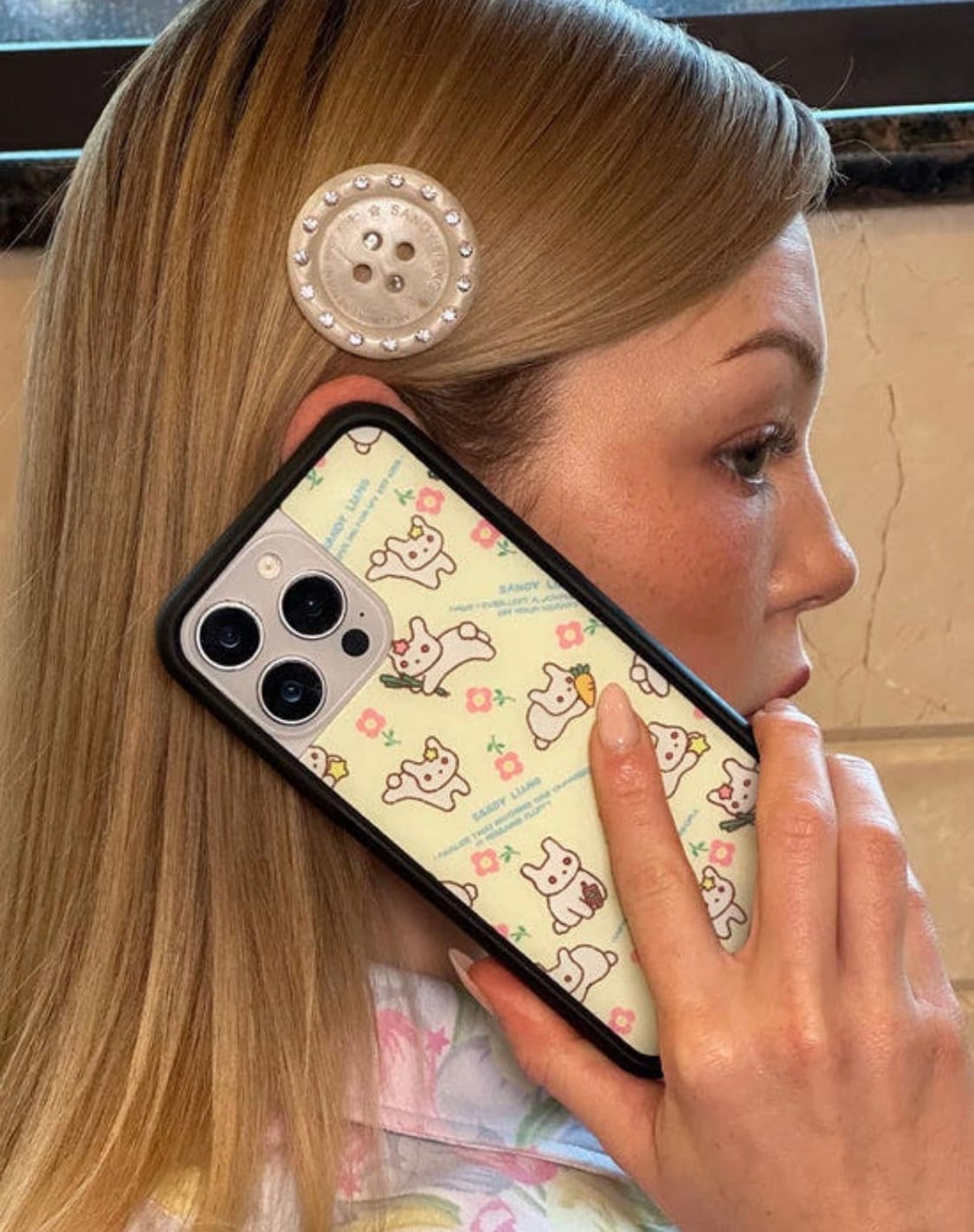 와일드플라워 샌디리앙 버니 기프트 랩 케이스 14프로 상품이미지4