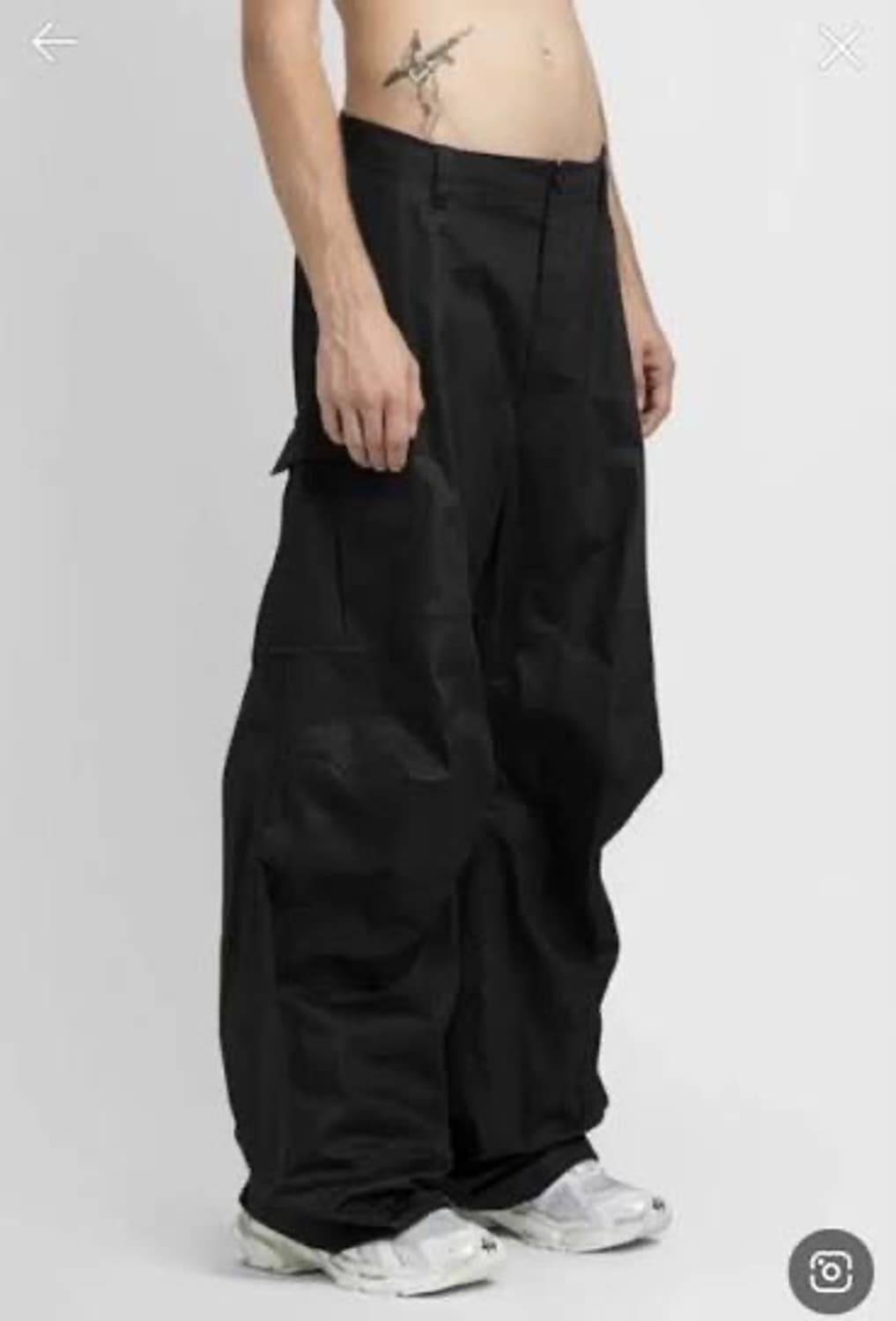 발렌시아가 킥카고 팬츠 xs 상품이미지1