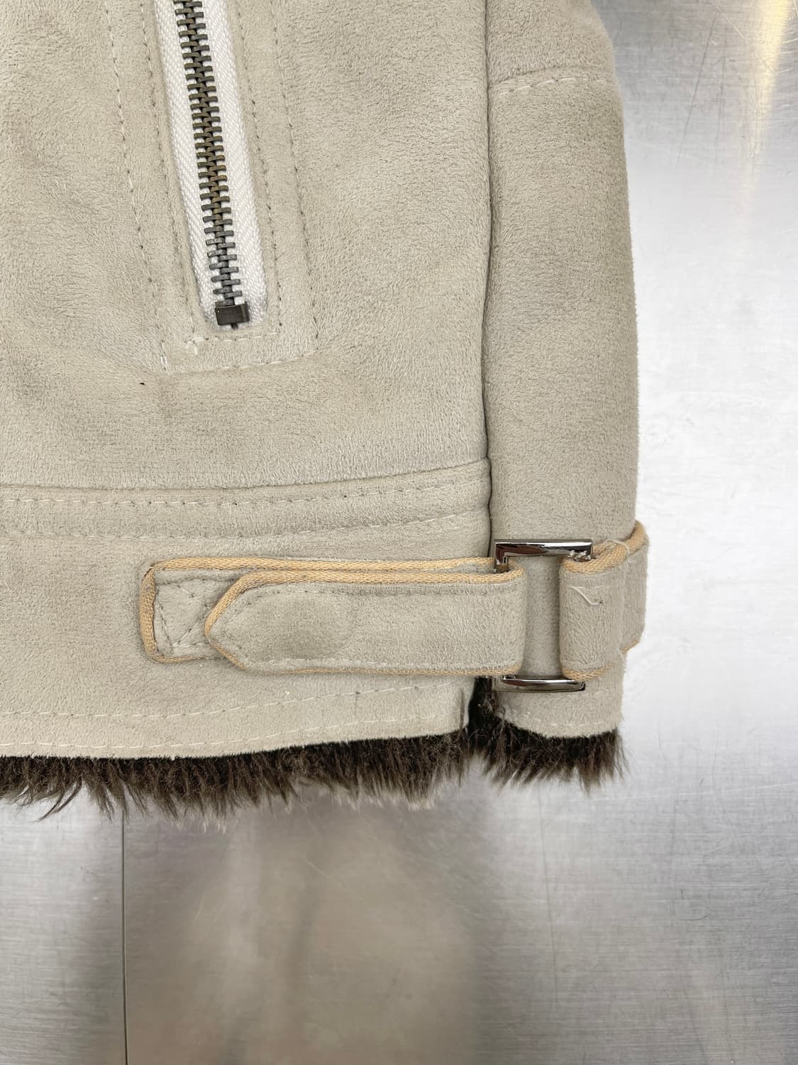 Maie&Co. 폭스 레더 쉐르파 자켓 상품이미지7