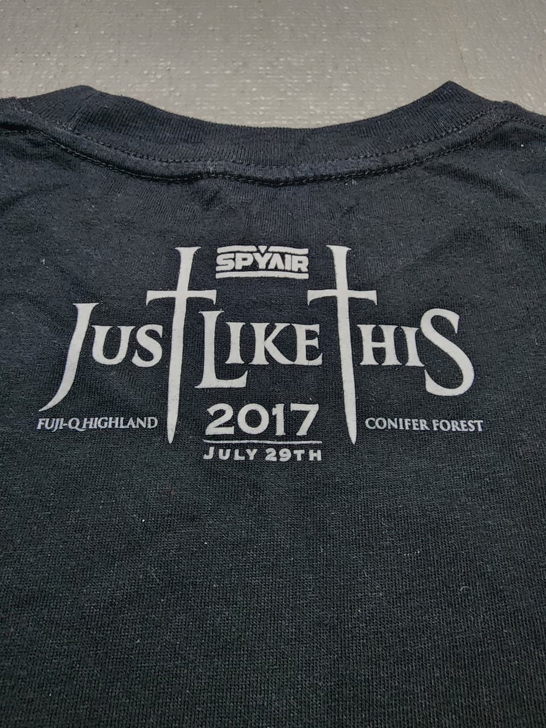 Spyair 스파이에어  저스트 라이크 디스 2017  반팔 티셔츠 상품이미지6
