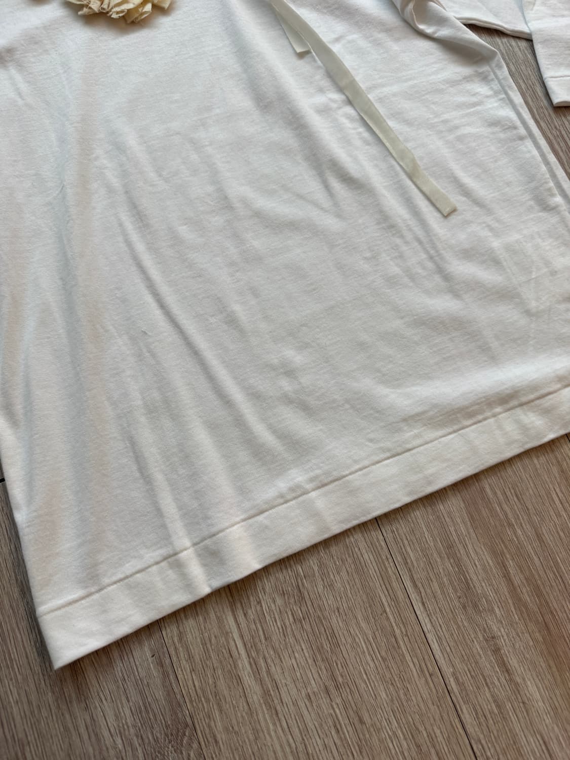 꼼데가르송 트리콧 플라워 펄 티셔츠 10AW 상품이미지9