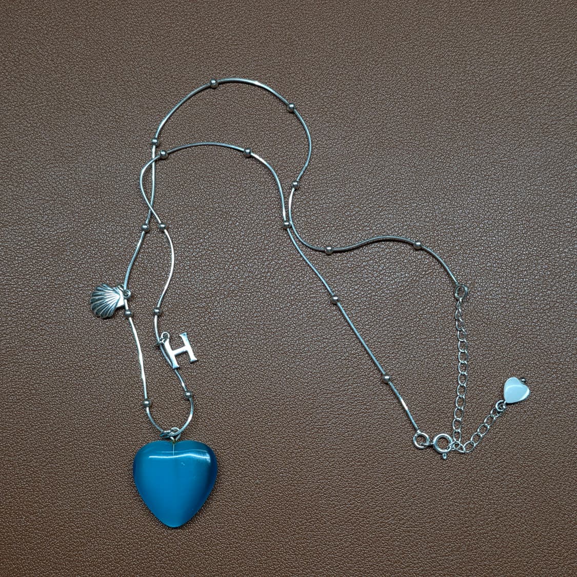 guitbol 귓볼 체코유리펜던트 실버925 목걸이 상품이미지4