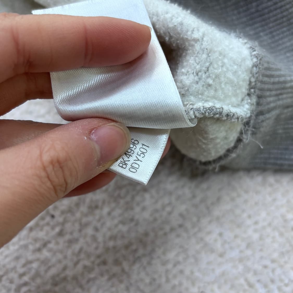 L 리복 스몰로고 맨투맨 티셔츠 0320E 상품이미지5