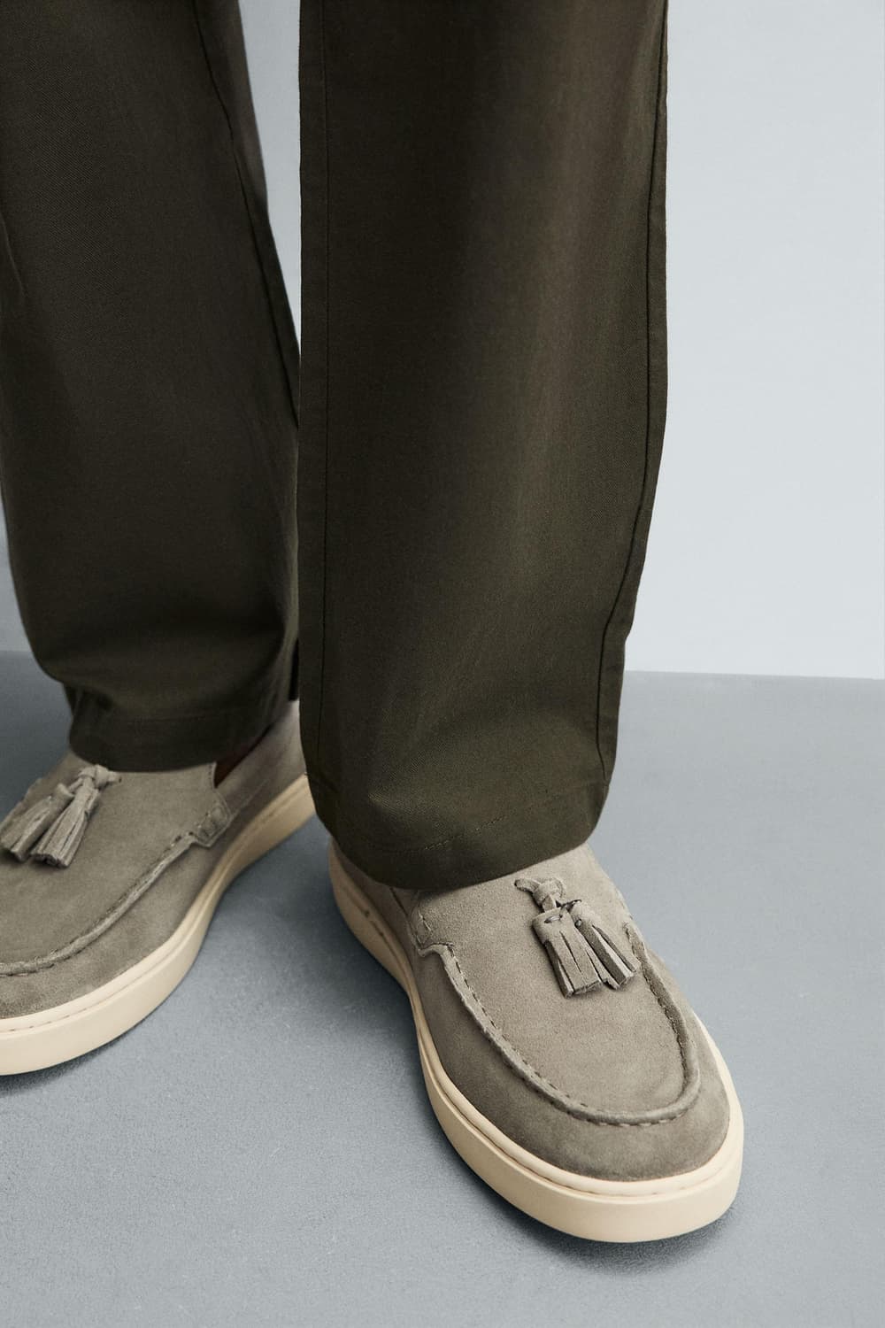 자라 테슬 로퍼 카멜  상품이미지3