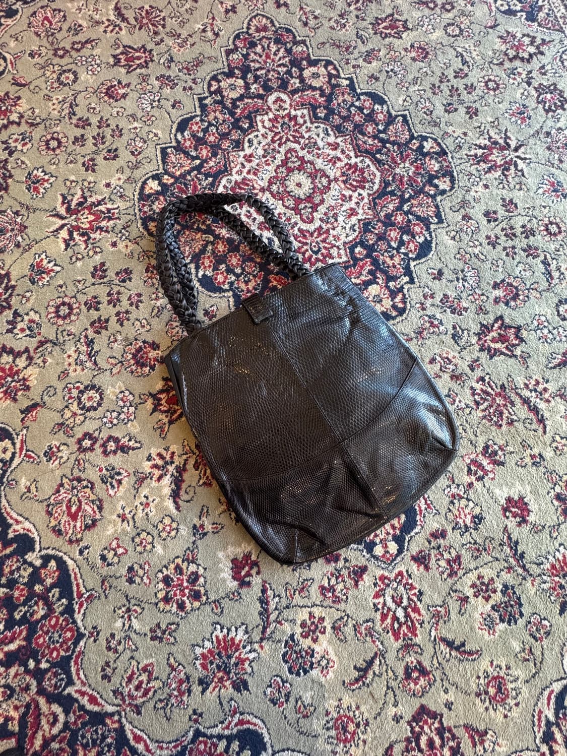 블랙 빈티지 토트백 상품이미지7