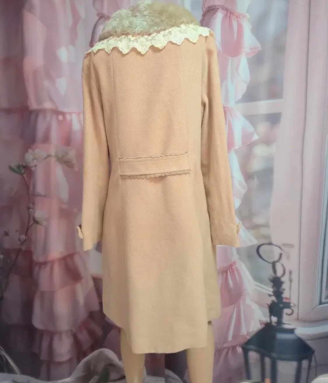 액시즈팜 코트 라떼갸루 헤이세이 핀터깔 레이스 로리타 달천깔  상품이미지3