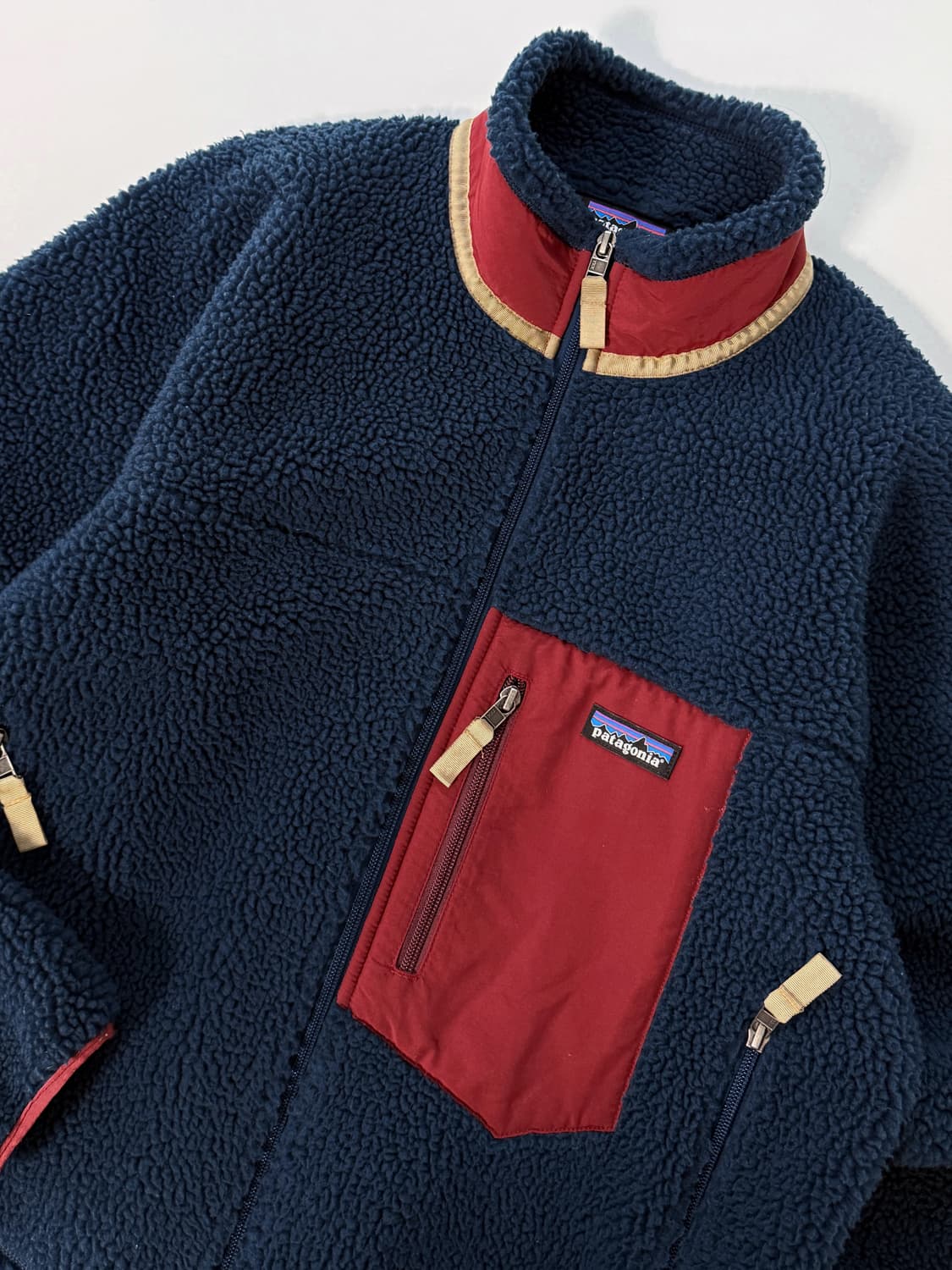 파타고니아 루즈핏 레트로 X 스톤블루 플리스 자켓 상품이미지3