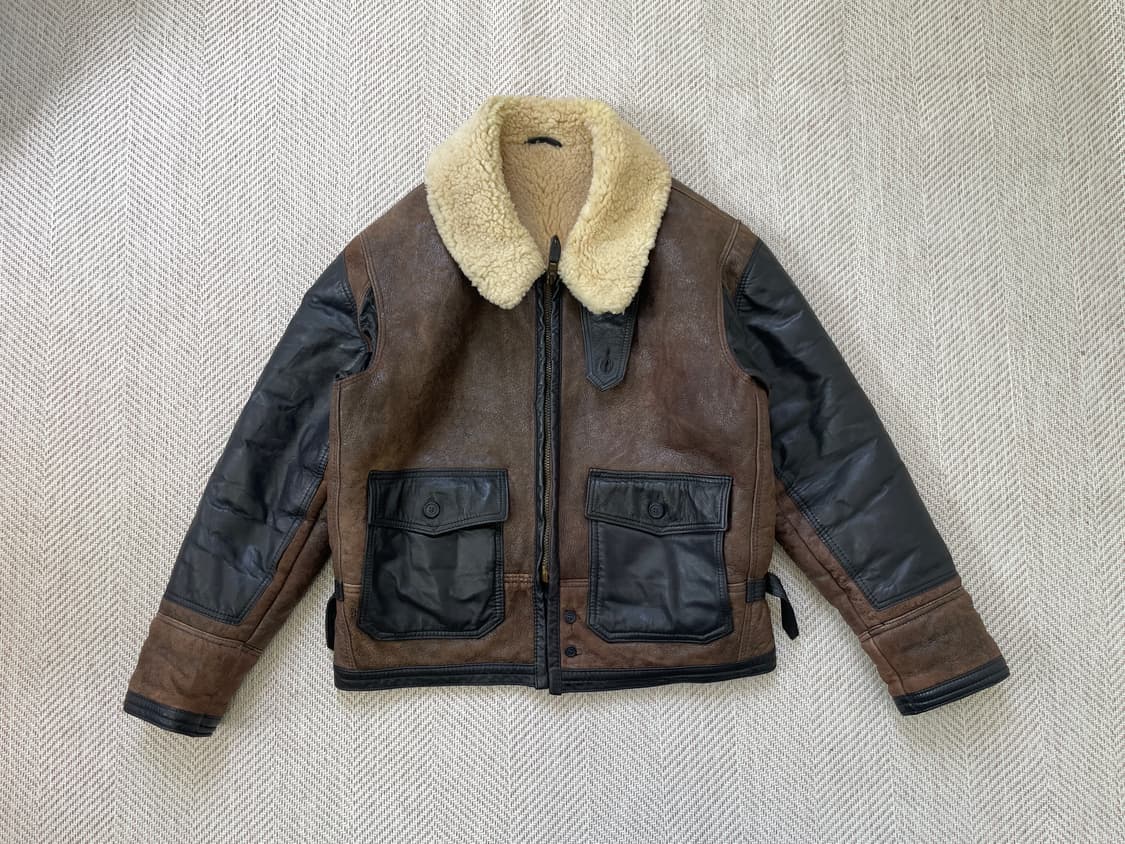 골든베어 B-3 시어링 무스탕 자켓 상품이미지1