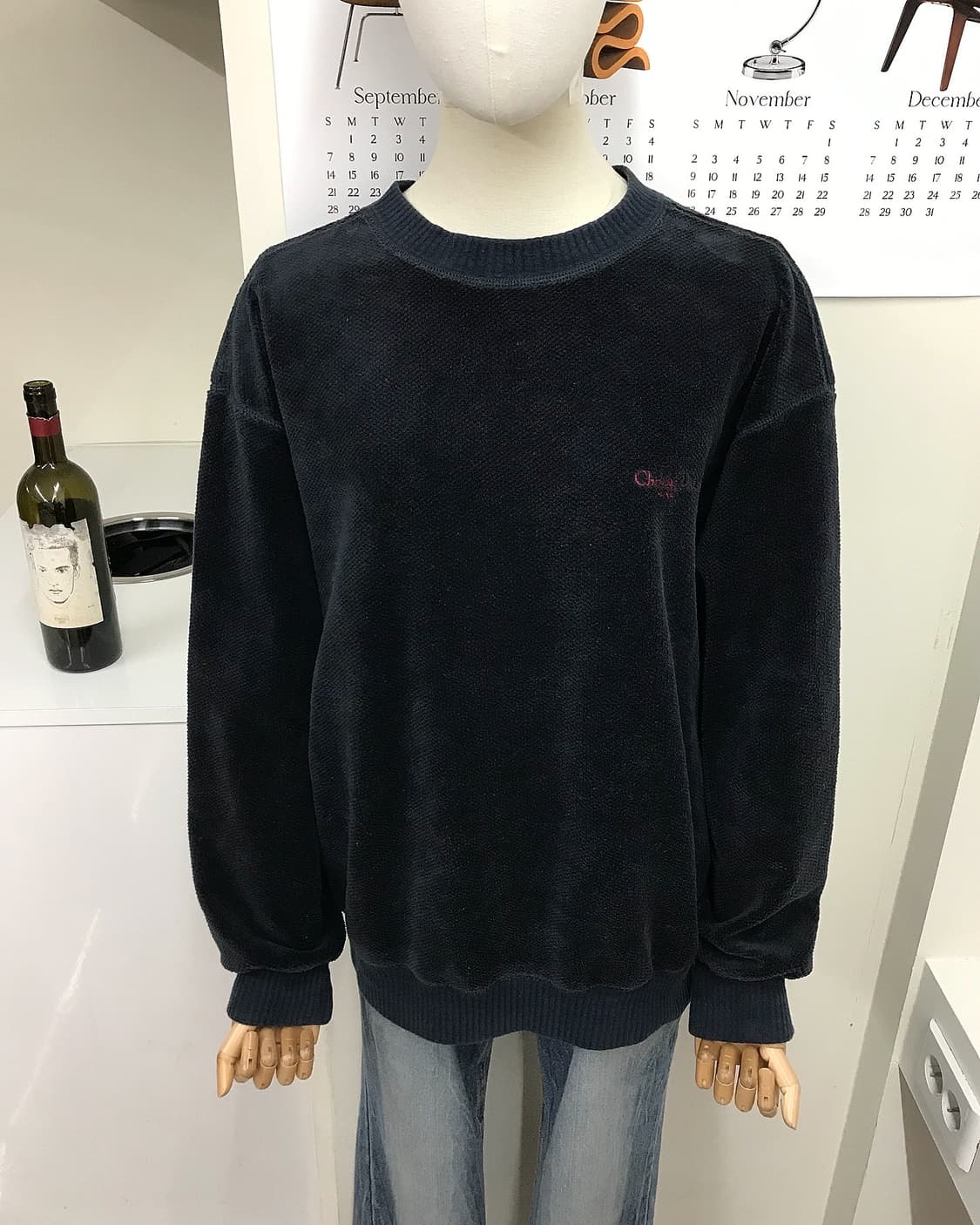 크리스찬 디올 로고 플리스 맨투맨 상품이미지7