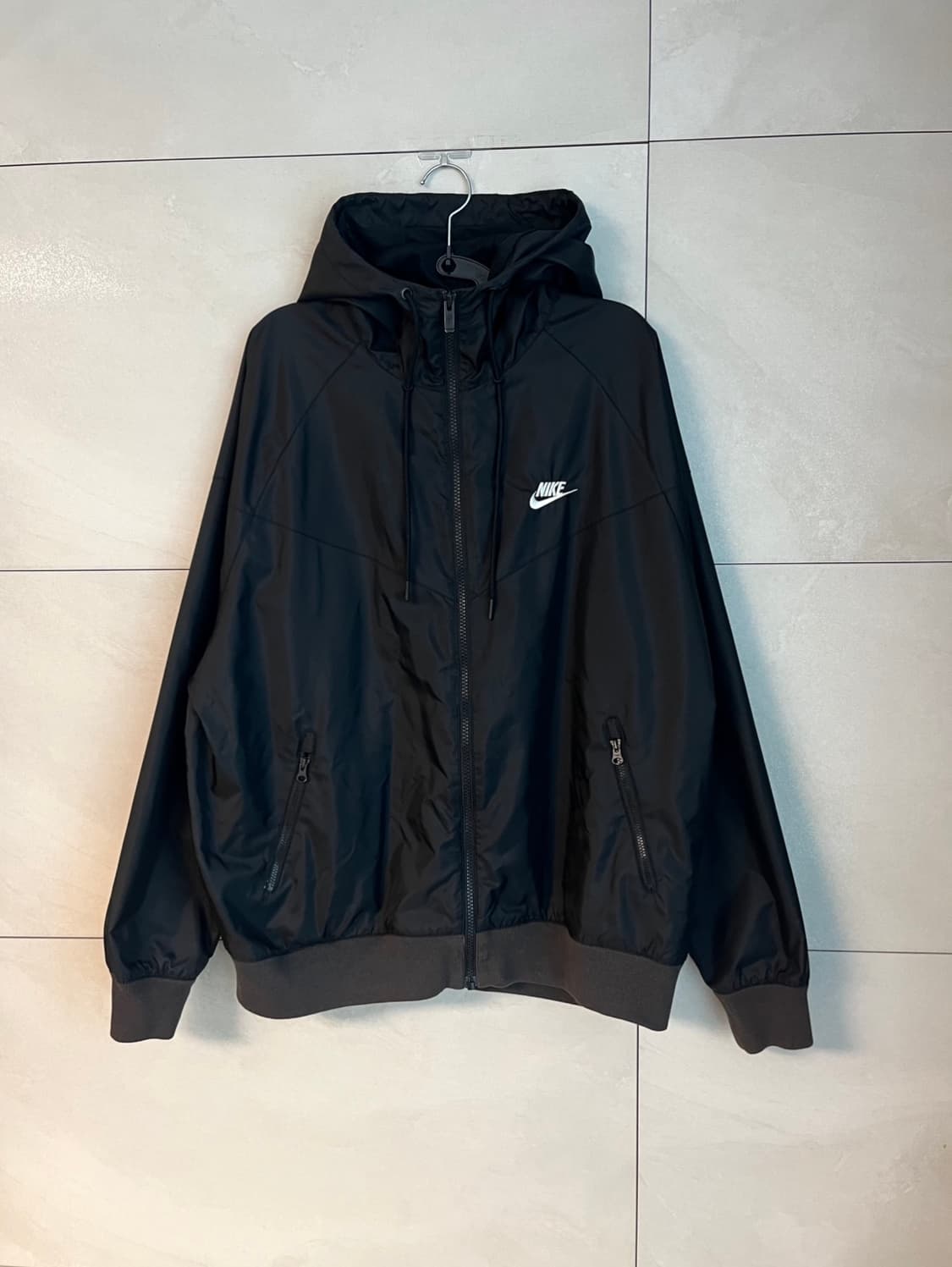 [2XL] 나이키 윈드러너 바람막이 블랙 상품이미지1