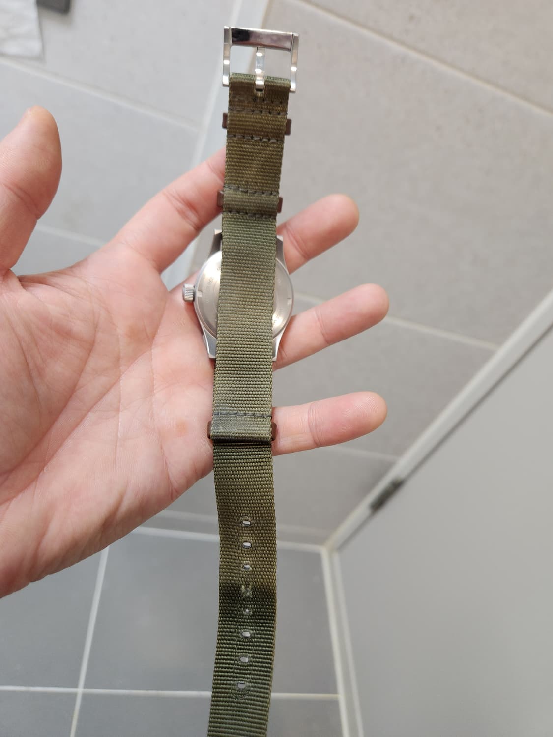 해밀턴 카키필드 메카니컬 38 나토블랙 상품이미지8