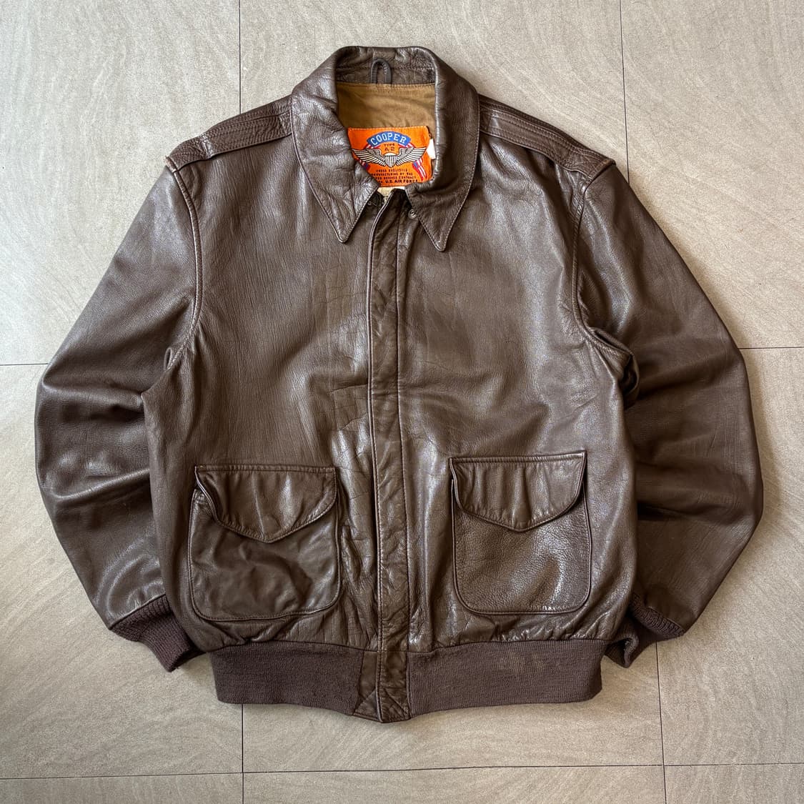 Cooper Type A-2 leather jacket 쿠퍼 A2 자켓 상품이미지1