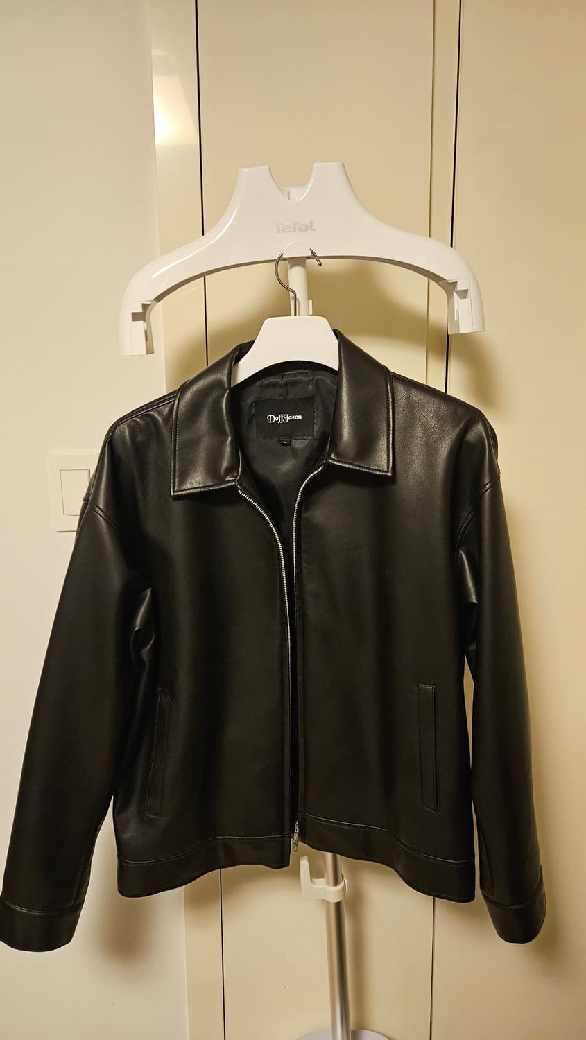 오버핏 비건레더 싱글 자켓 L 상품이미지1