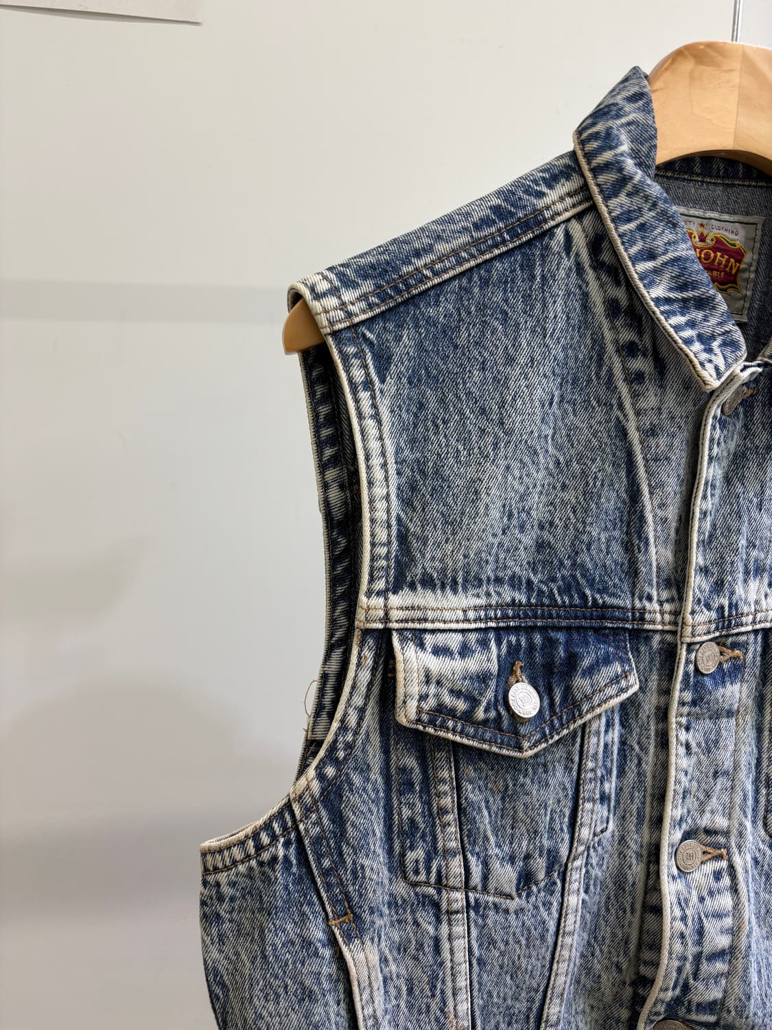 BIG JOHN 데님 조끼 상품이미지3