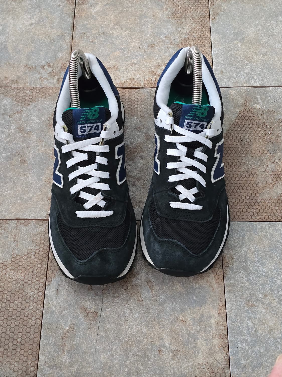 (255)뉴발란스 574 네이비 그린 상품이미지2