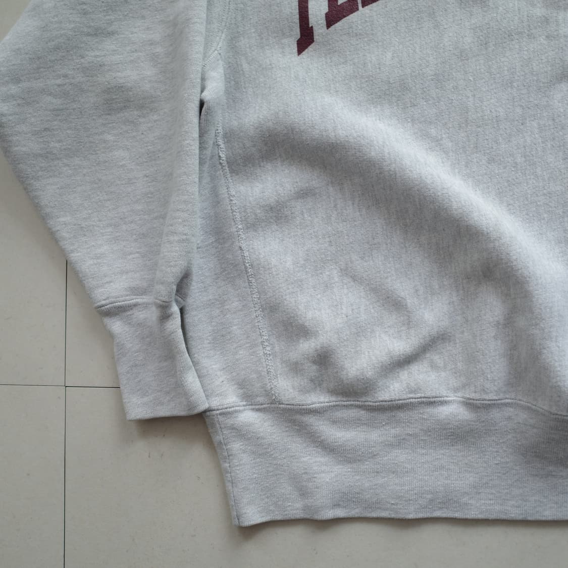 90s 챔피온 리버스위브 MADE in USA텍사스A&M 스웻셔츠 L 상품이미지4