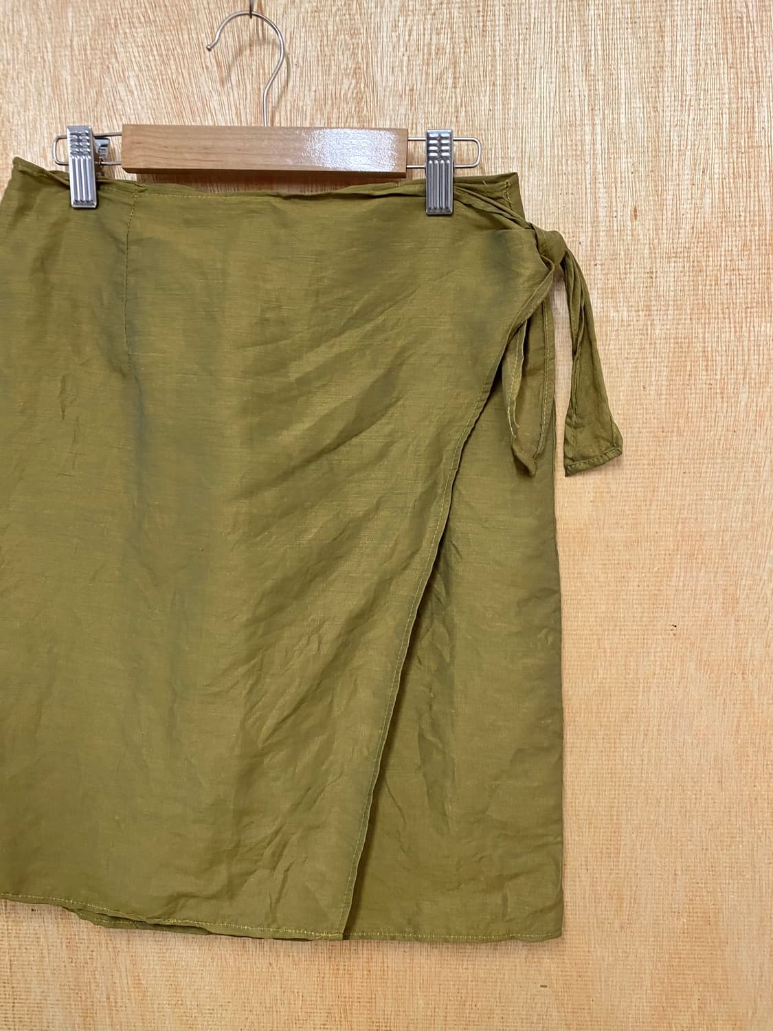 샵 세일중🔥 BENETTON layered wrap skirt 랩스커트 상품이미지4