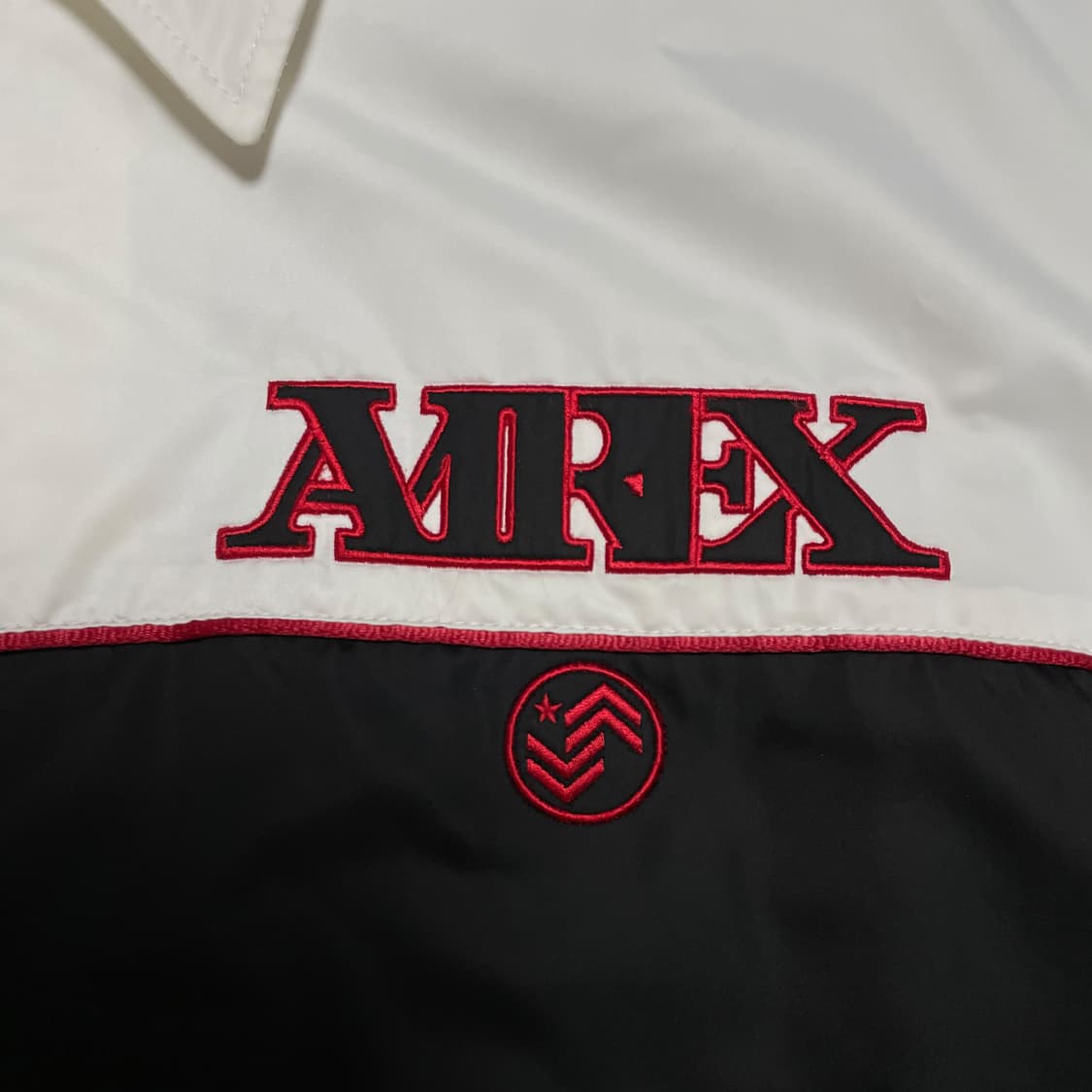 [2XL] 아비렉스 x SWAY 바시티 투톤 블루종 자켓 상품이미지4