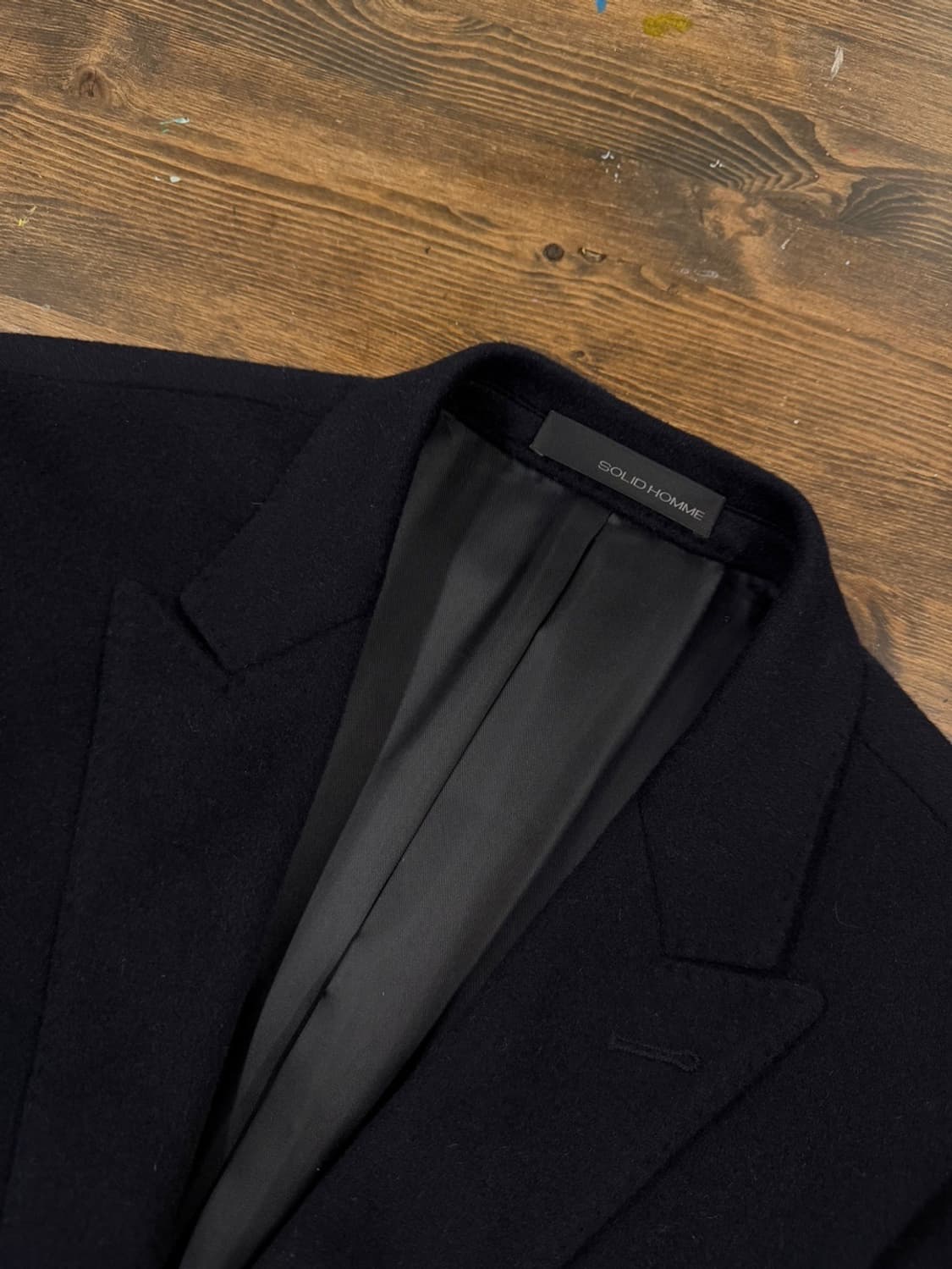 솔리드옴므 캐시미어 플란넬 자켓 슬림100 상품이미지7