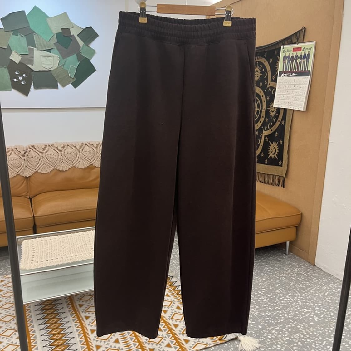 유니클로 C 스트릿 캐주얼 와이드 밴딩 스웻팬츠 L C10808 상품이미지3