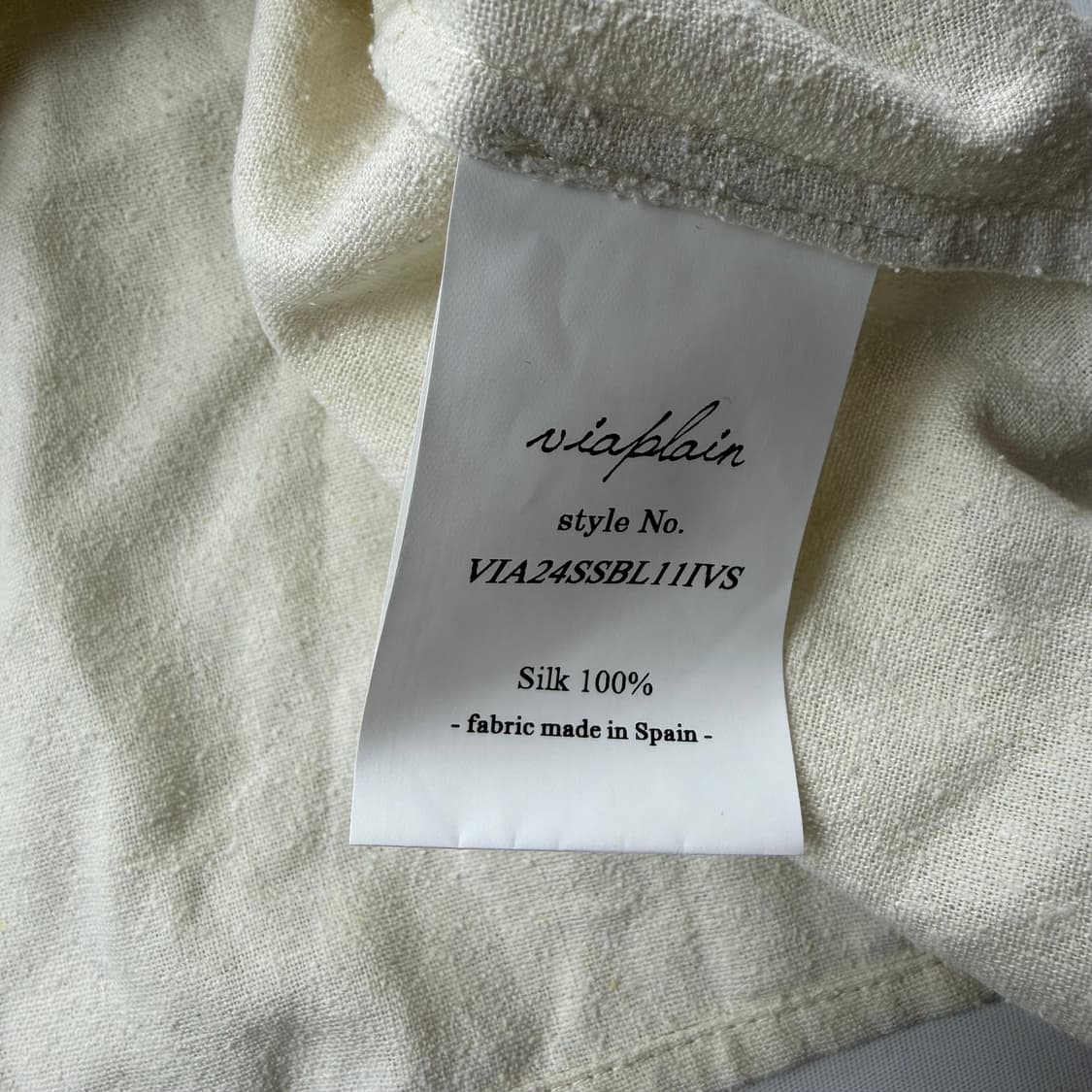 Viaplain 비아플레인 via nori simple blouse 상품이미지6
