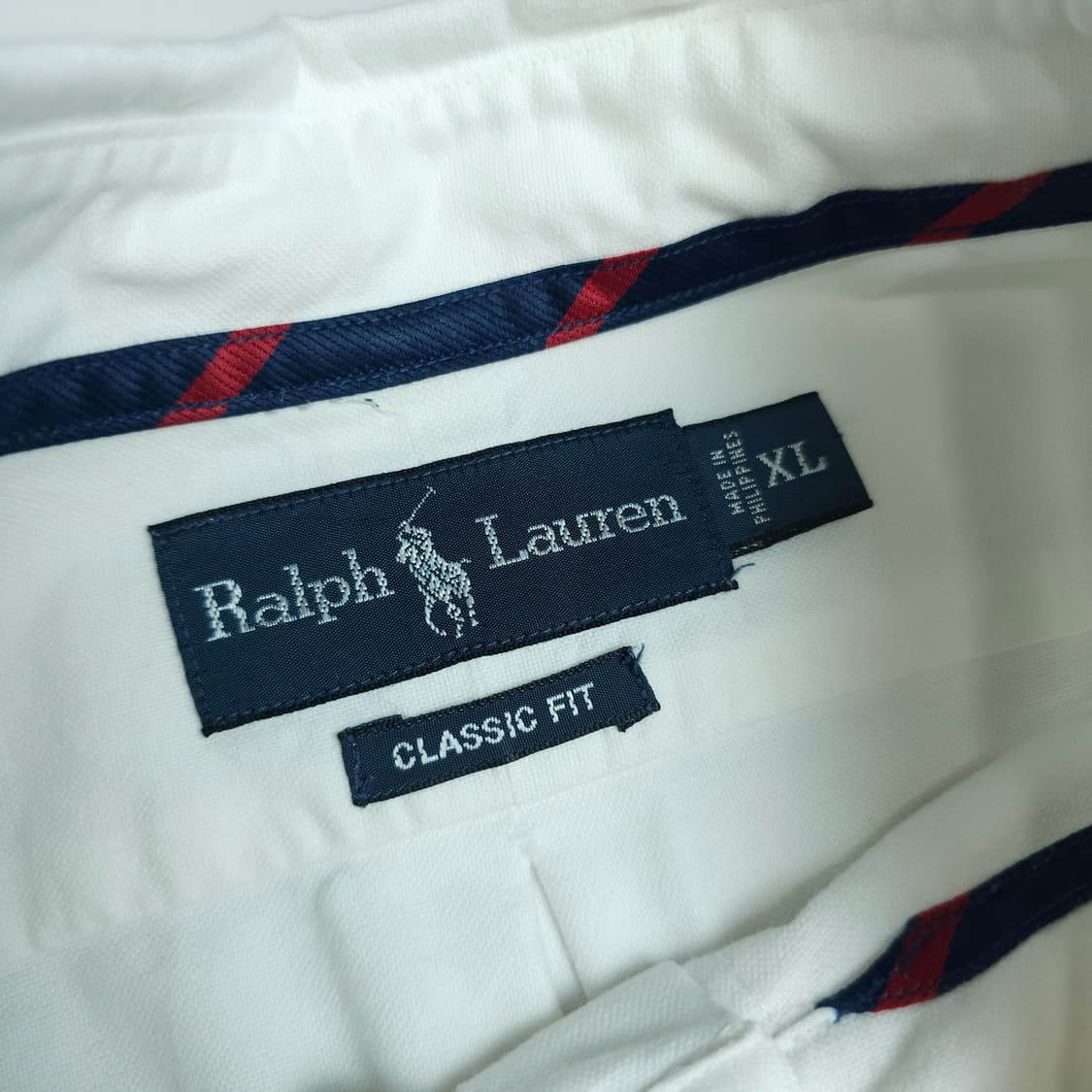 [택포]폴로 클래식핏 화이트 셔츠 상품이미지4