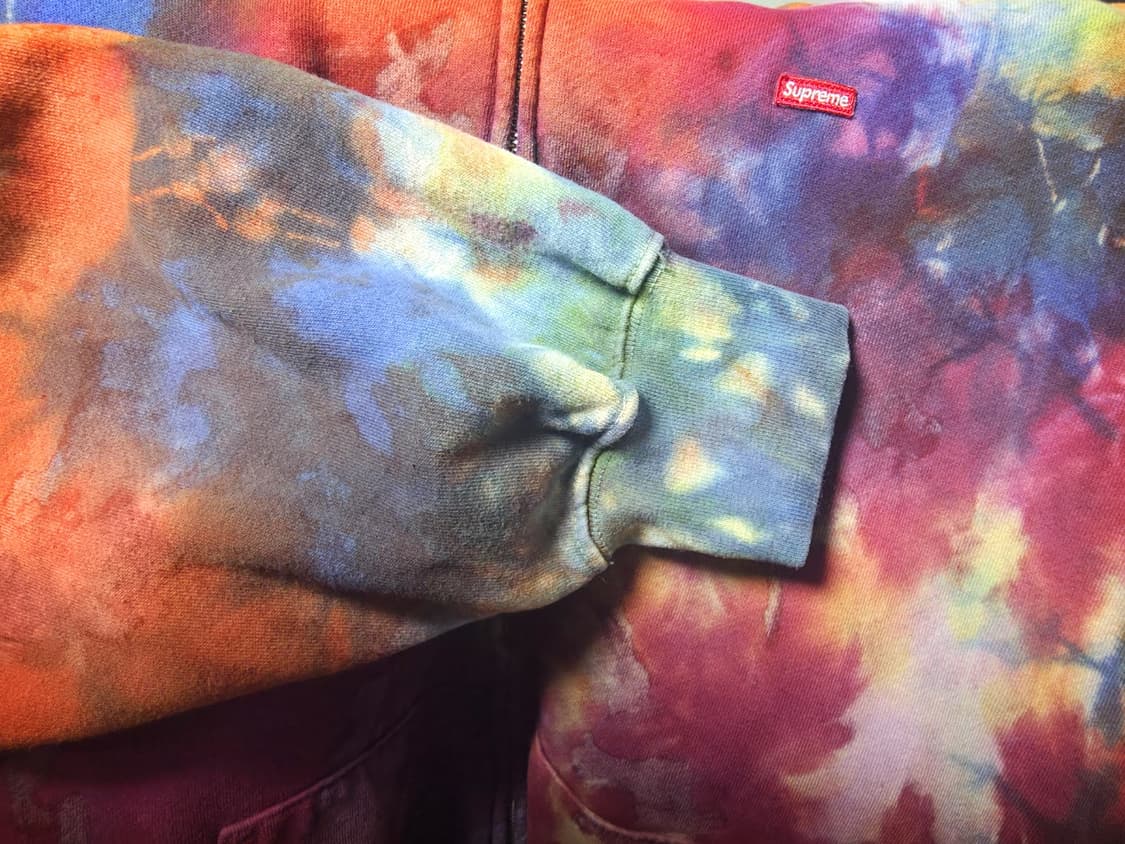 [XL]슈프림 멀티컬러 오버다이드 스몰박스 후드집업  상품이미지2