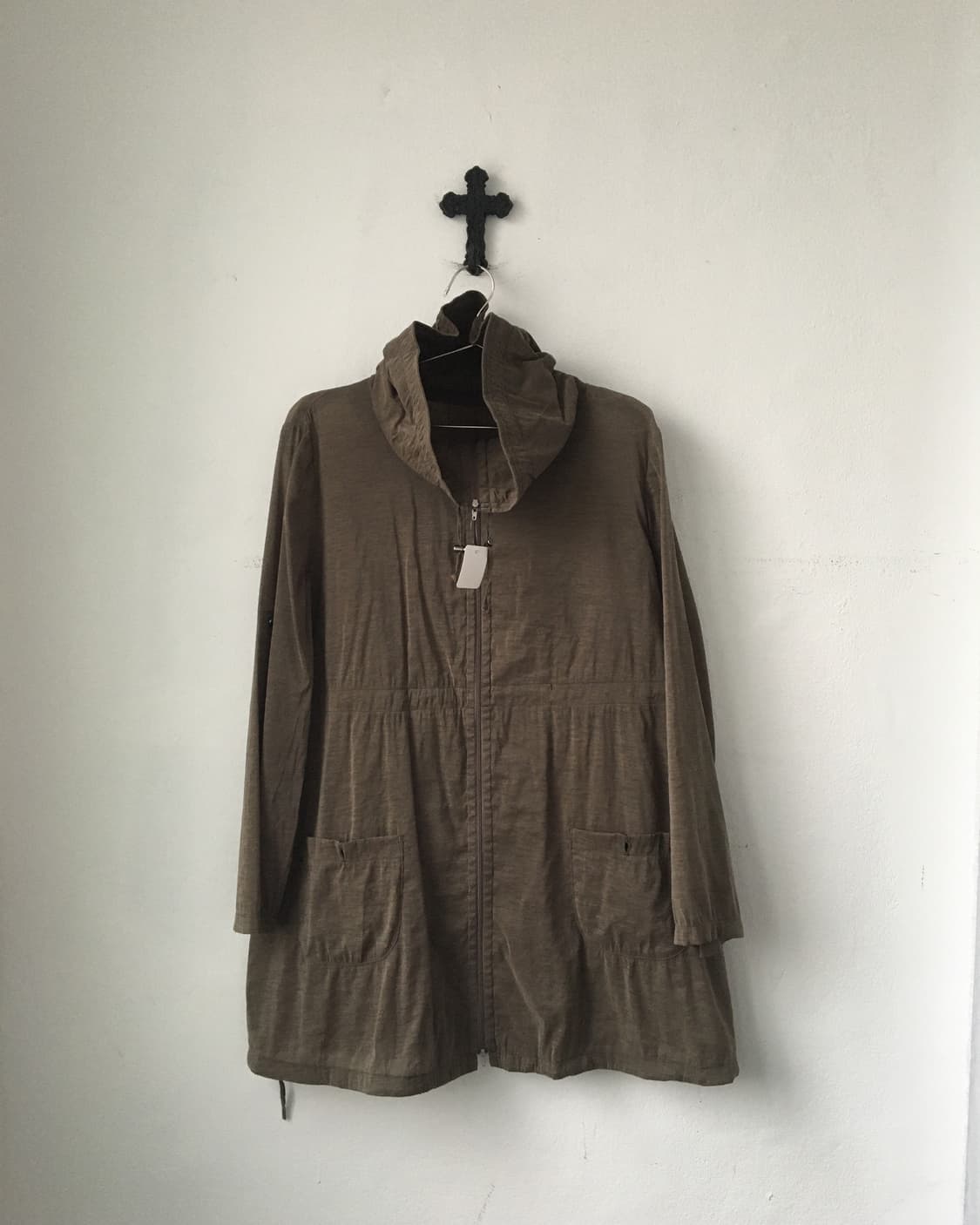 Glossy high neck jacket 상품이미지2